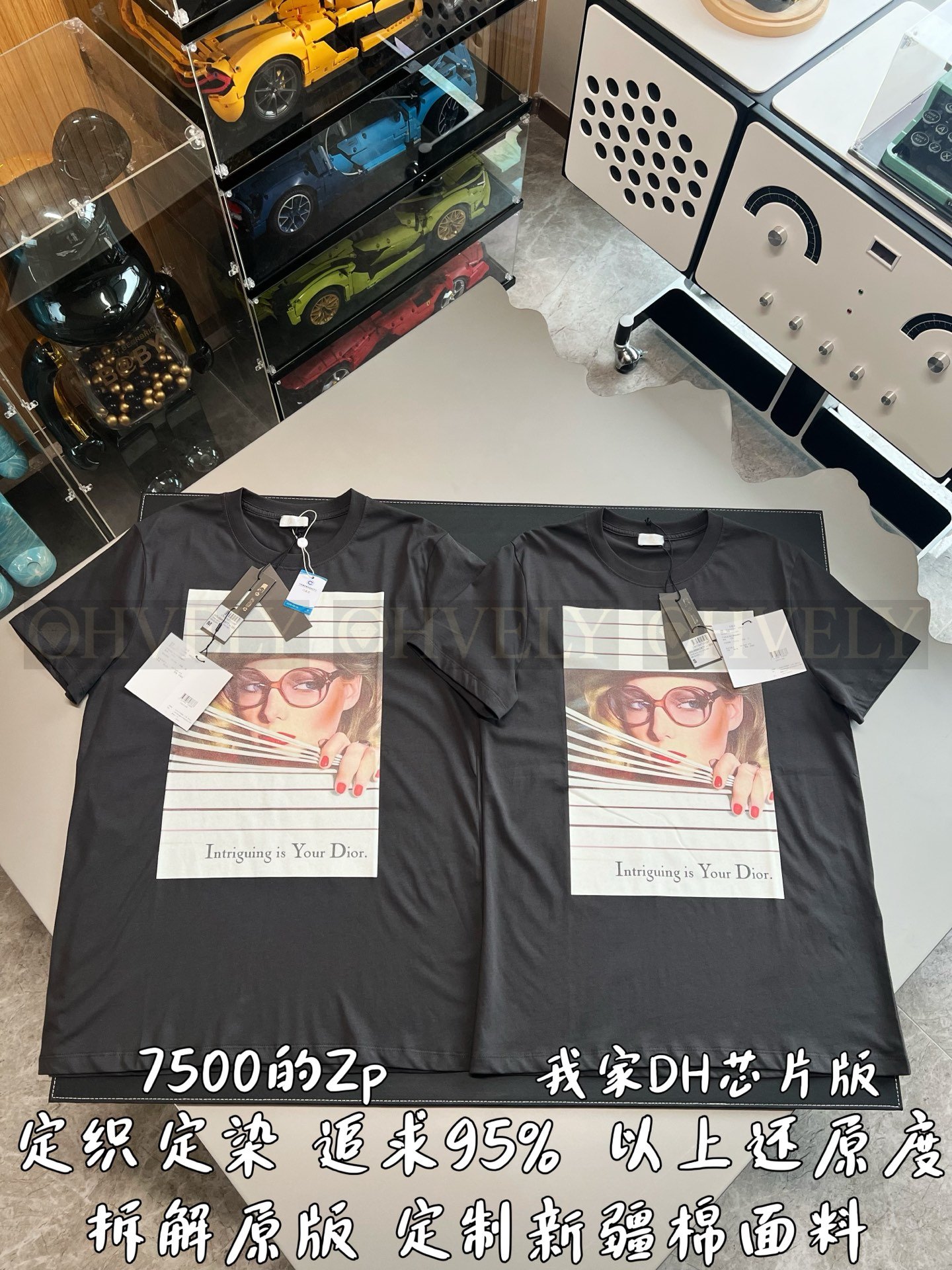 【 ZP버전 】매거진 인물 프린팅 반팔 티셔츠 상품 썸네일