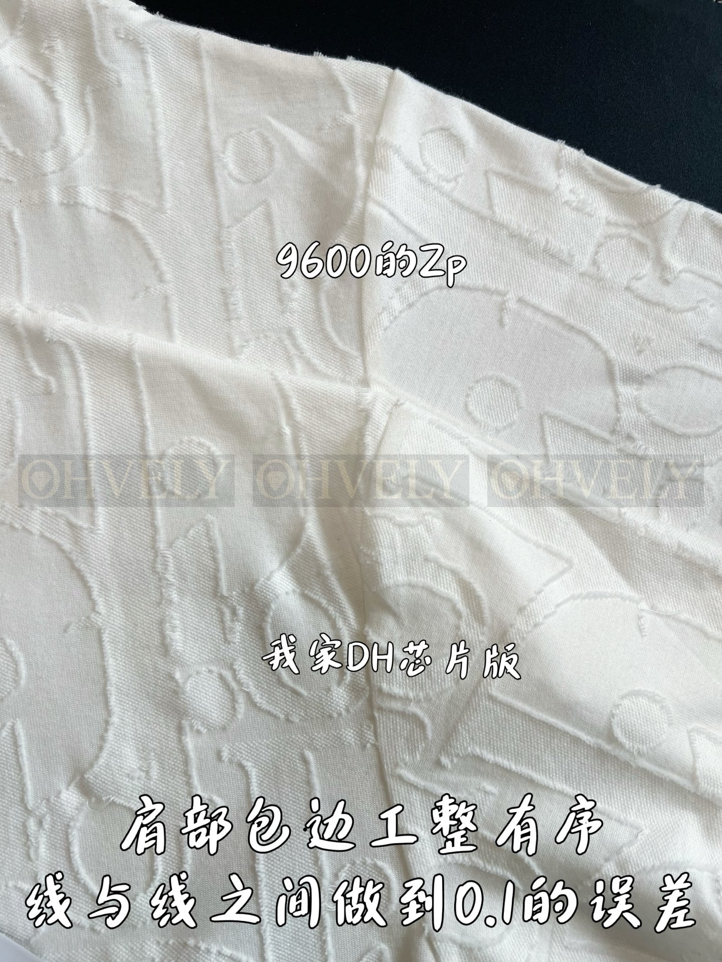 【 ZP버전 】오블리크 자카드 니트 반팔 티셔츠 상품 썸네일