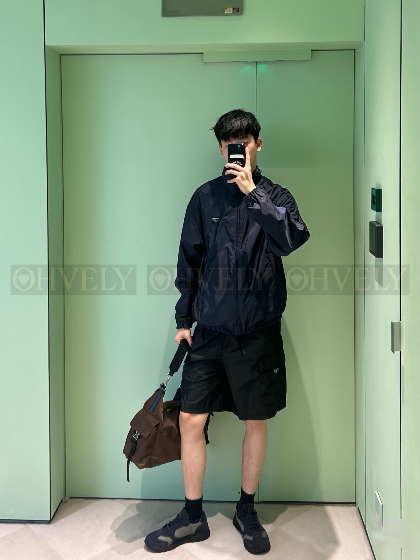 【 ZP버전 】프라다 PRADA 삼각 로고 리나일론 카고 반바지 상품 썸네일