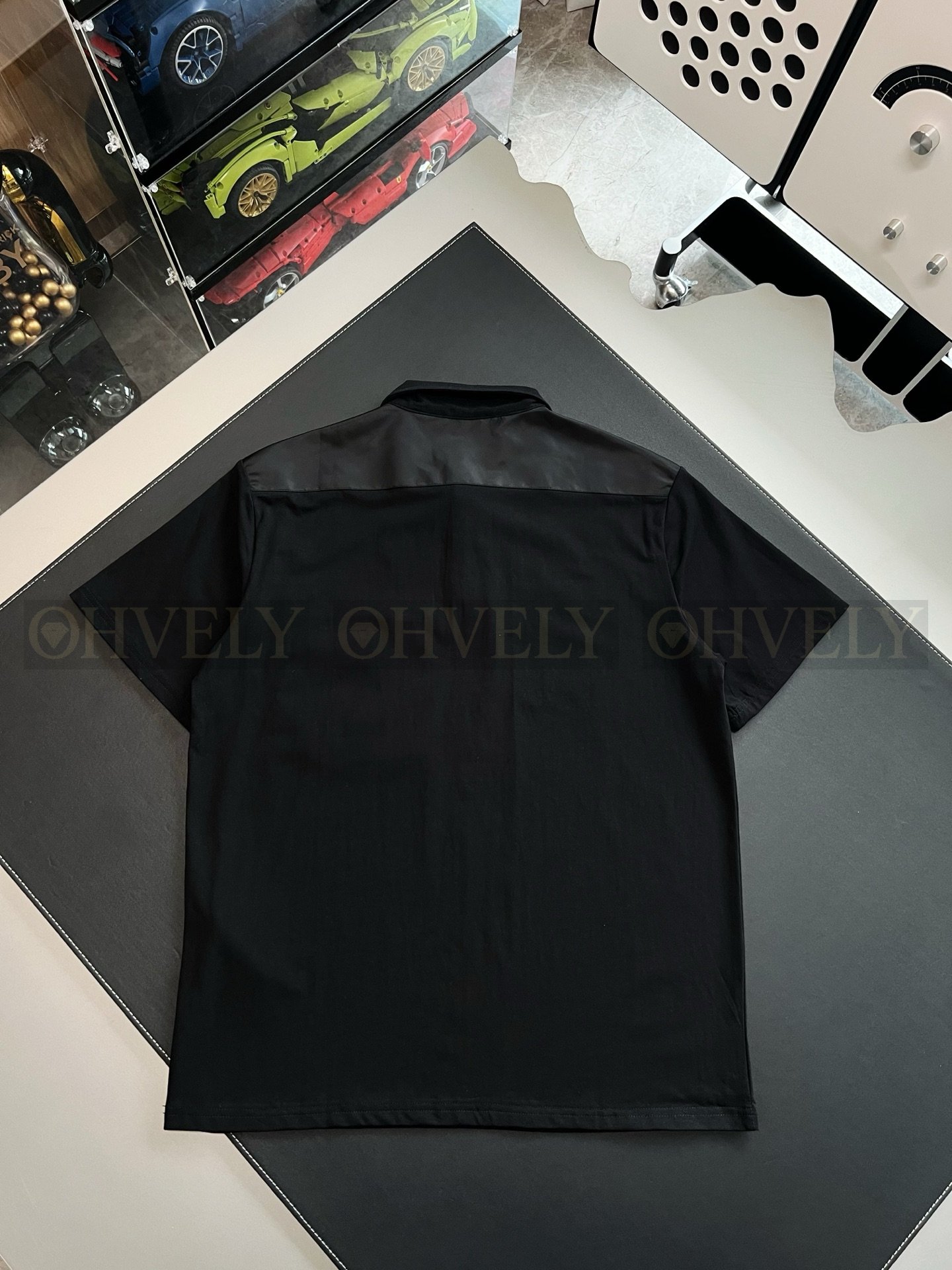 【 ZP버전 】프라다 PRADA 리나일론 포켓 폴로 셔츠 상품 썸네일