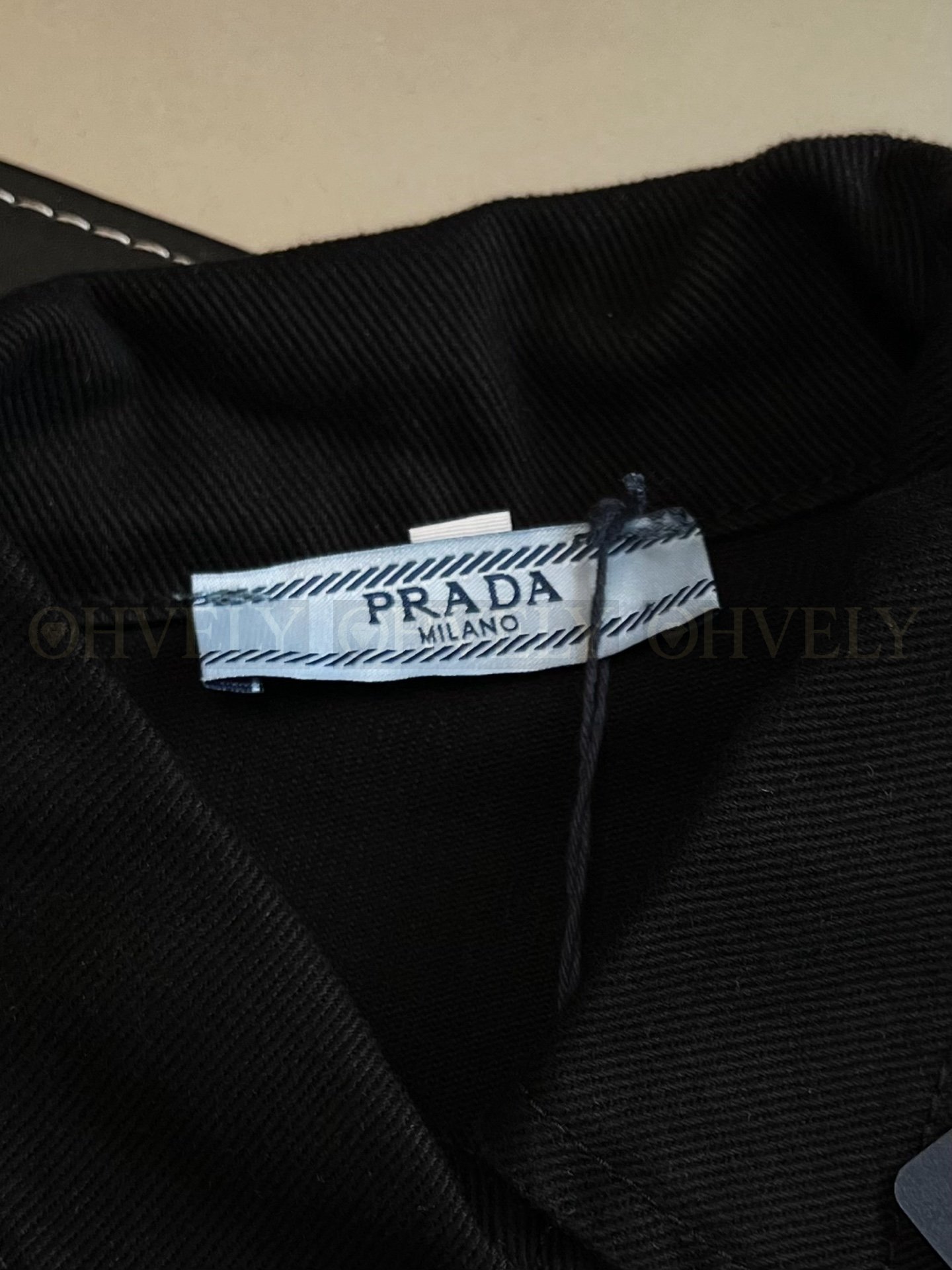 【 ZP버전 】프라다 PRADA 로고 패치 데님 반팔 셔츠 상품 썸네일