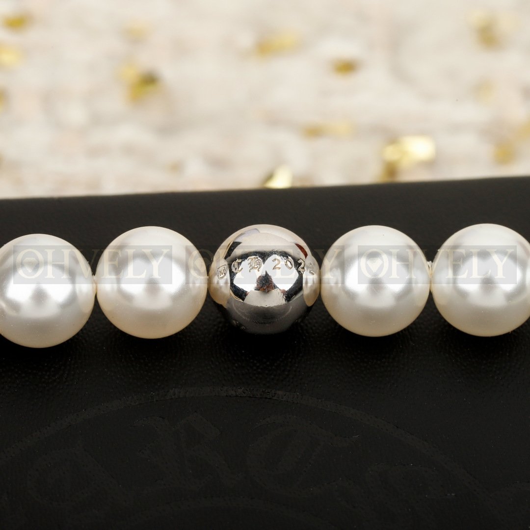 크롬하츠 Mikimoto 진주 십자가 니트 목걸이 상품 썸네일