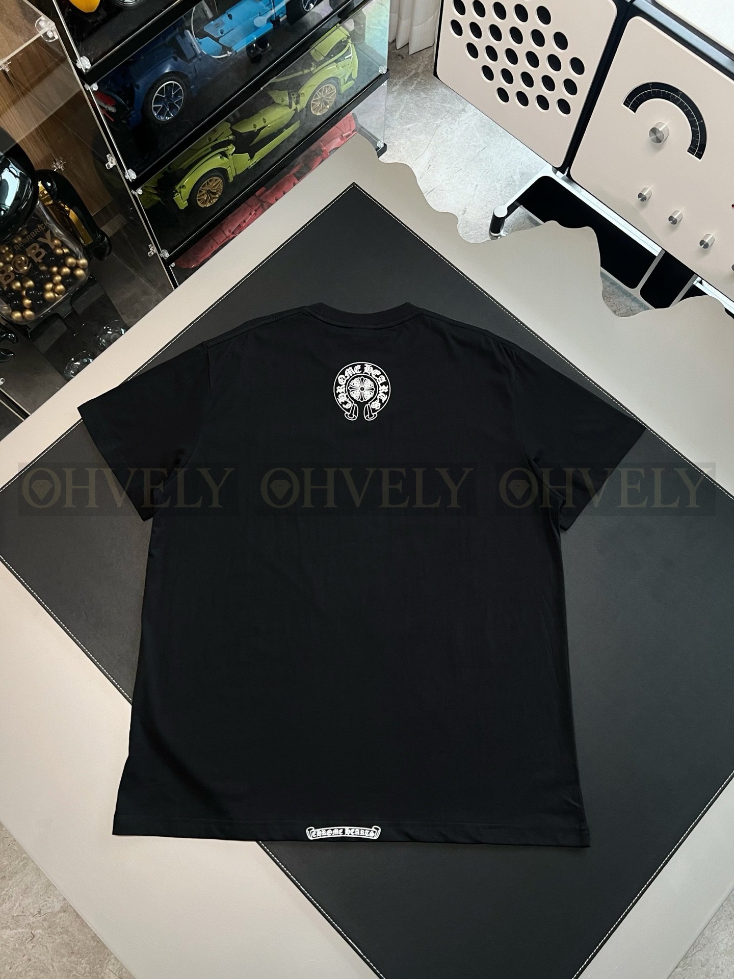 【 ZP버전 】크롬하츠 Chrome Hearts 대거 로고 포켓 반팔 티셔츠 상품 썸네일