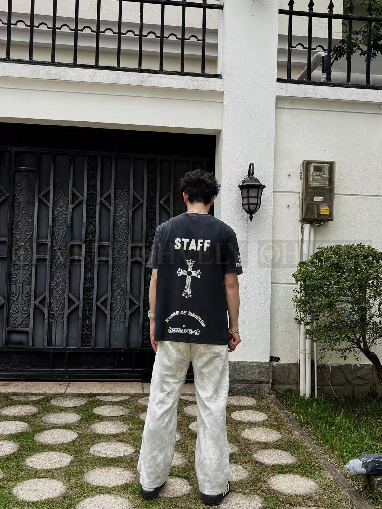 【 ZP버전 】크롬하츠 Chrome Hearts 히무로 쿄스케 콜라보 워싱 포켓 반팔 티셔츠 상품 썸네일