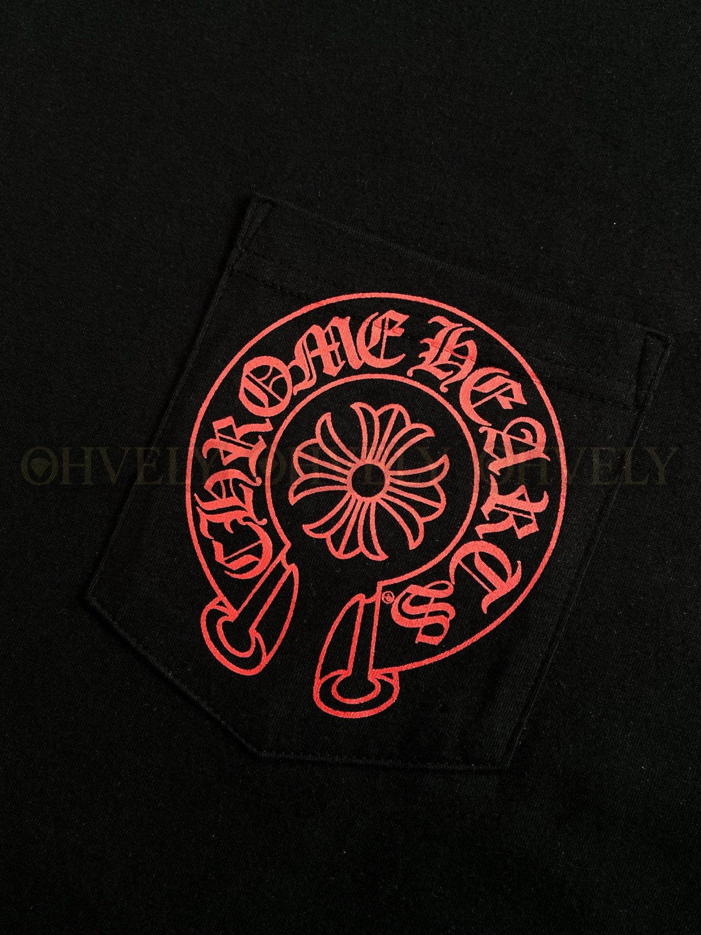 【 ZP버전 】크롬하츠 Chrome Hearts 바인 호스슈 로고 반팔 티셔츠 상품 썸네일