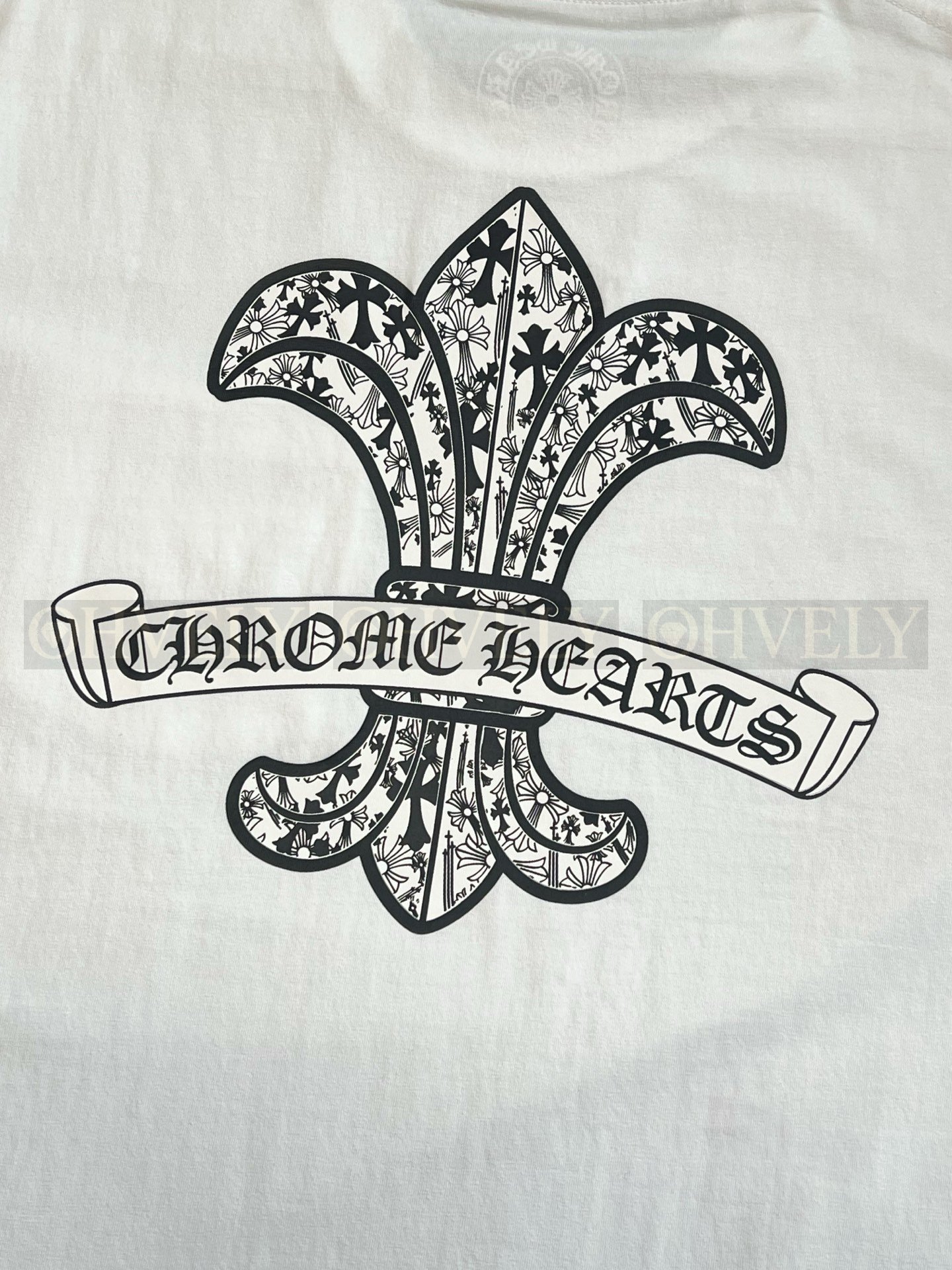 【 ZP버전 】크롬하츠 Chrome Hearts BS 플뢰르 포켓 반팔 티셔츠 상품 썸네일