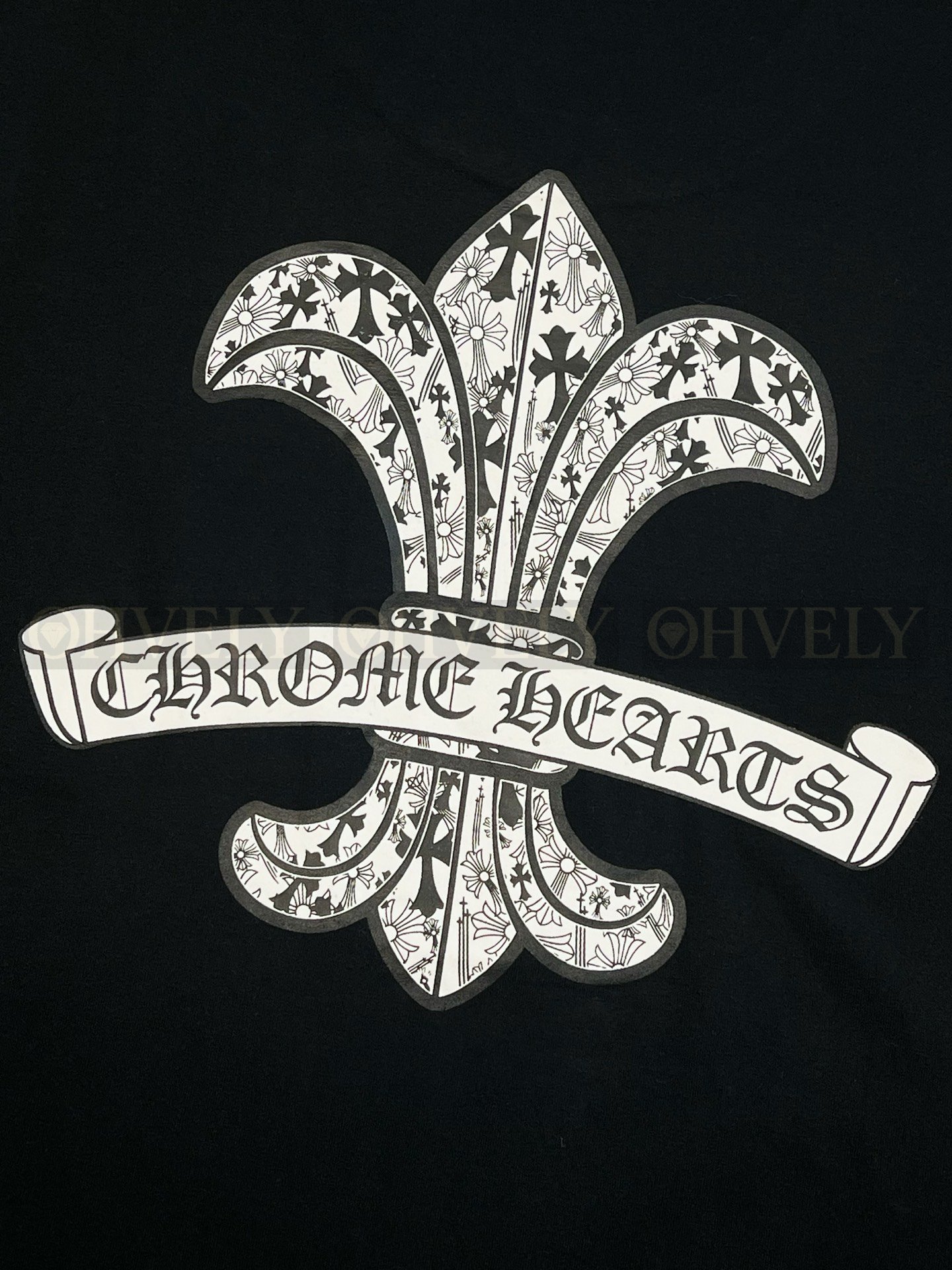 【 ZP버전 】크롬하츠 Chrome Hearts BS 플뢰르 포켓 반팔 티셔츠 상품 썸네일
