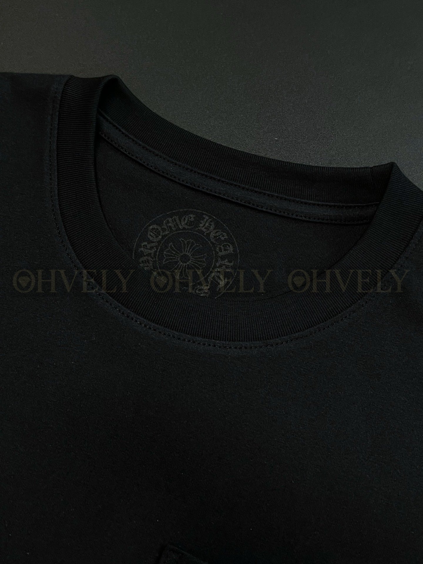 【 ZP버전 】크롬하츠 Chrome Hearts BS 플뢰르 포켓 반팔 티셔츠 상품 썸네일