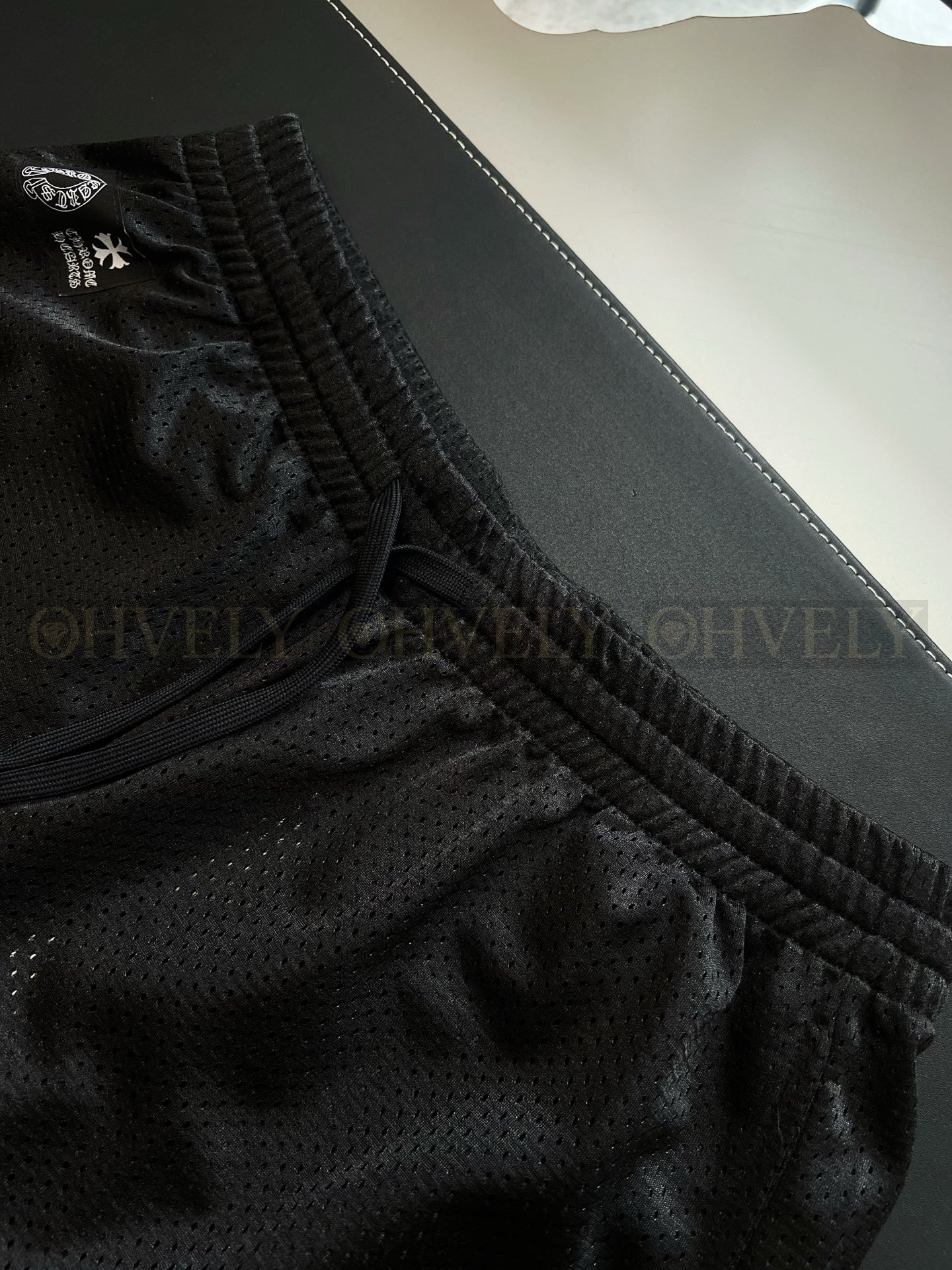 【 ZP버전 】크롬하츠 Chrome Hearts 글리터 로고 메쉬 하키 팬츠 상품 썸네일