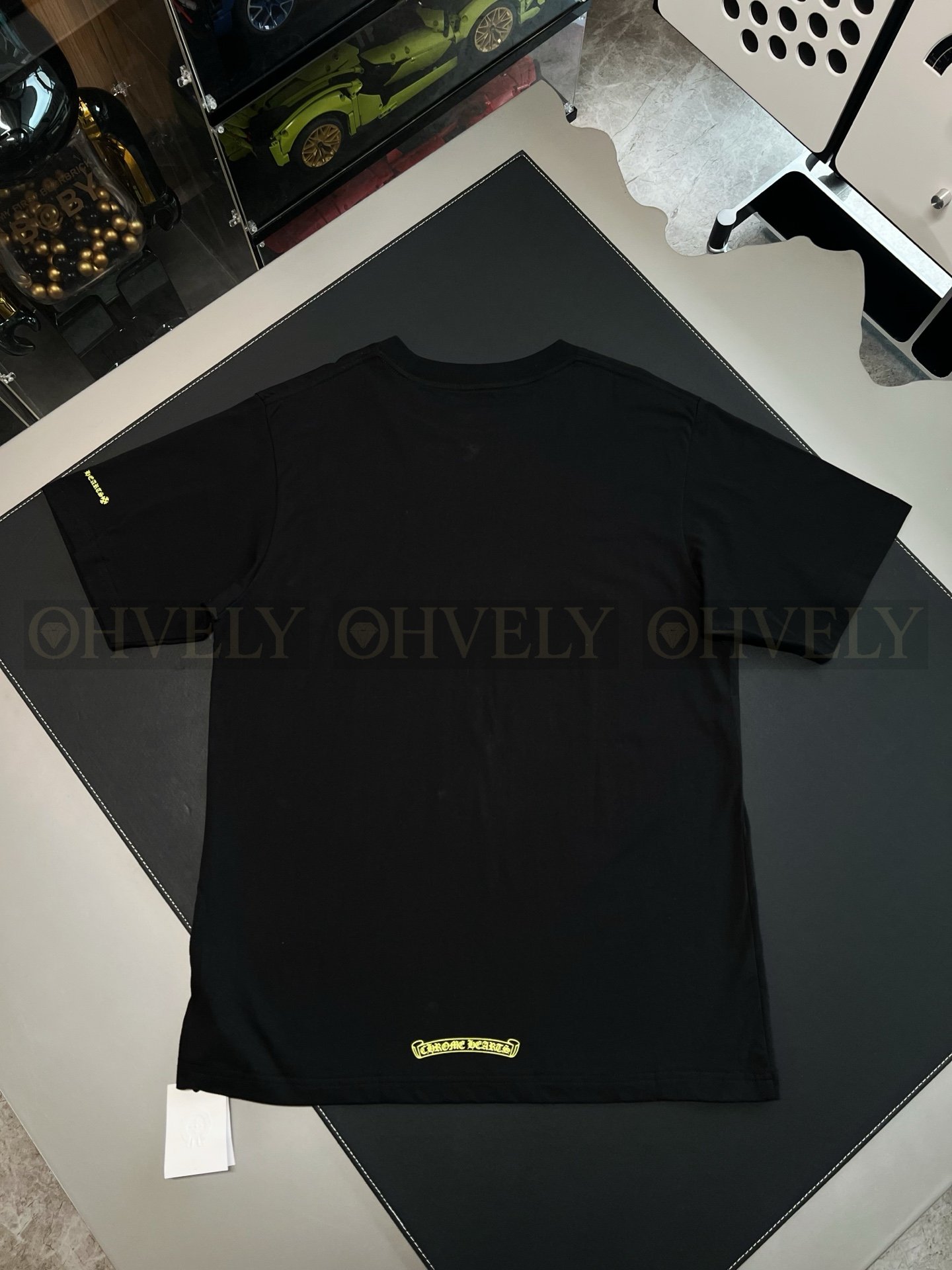 【 ZP버전 】크롬하츠 Chrome Hearts 넥 로고 포켓 반팔 티셔츠 상품 썸네일