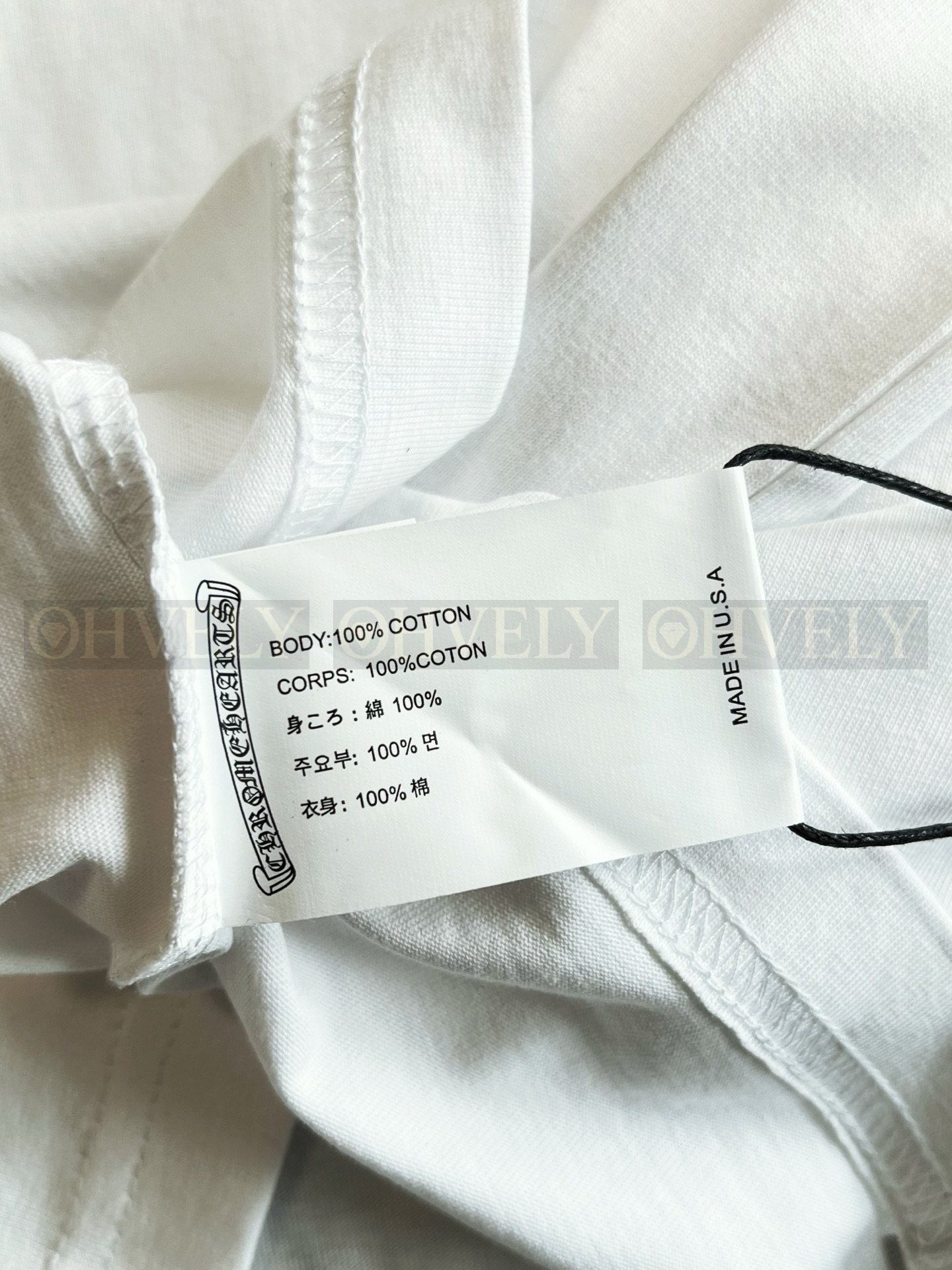 【 ZP버전 】크롬하츠 Chrome Hearts BS 플뢰르 모노그램 플레임 반팔 티셔츠 상품 썸네일