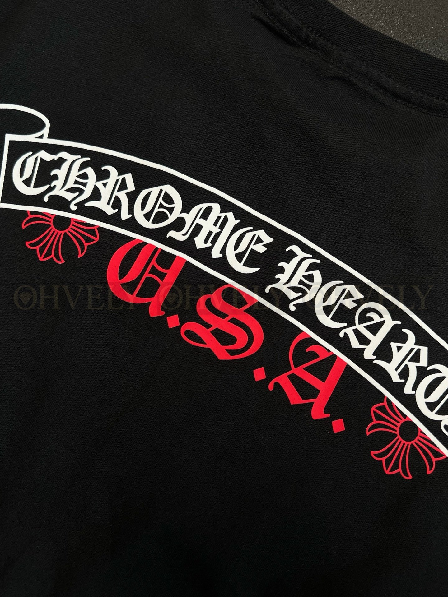 【 ZP버전 】크롬하츠 Chrome Hearts BS 플뢰르 모노그램 플레임 반팔 티셔츠 상품 썸네일