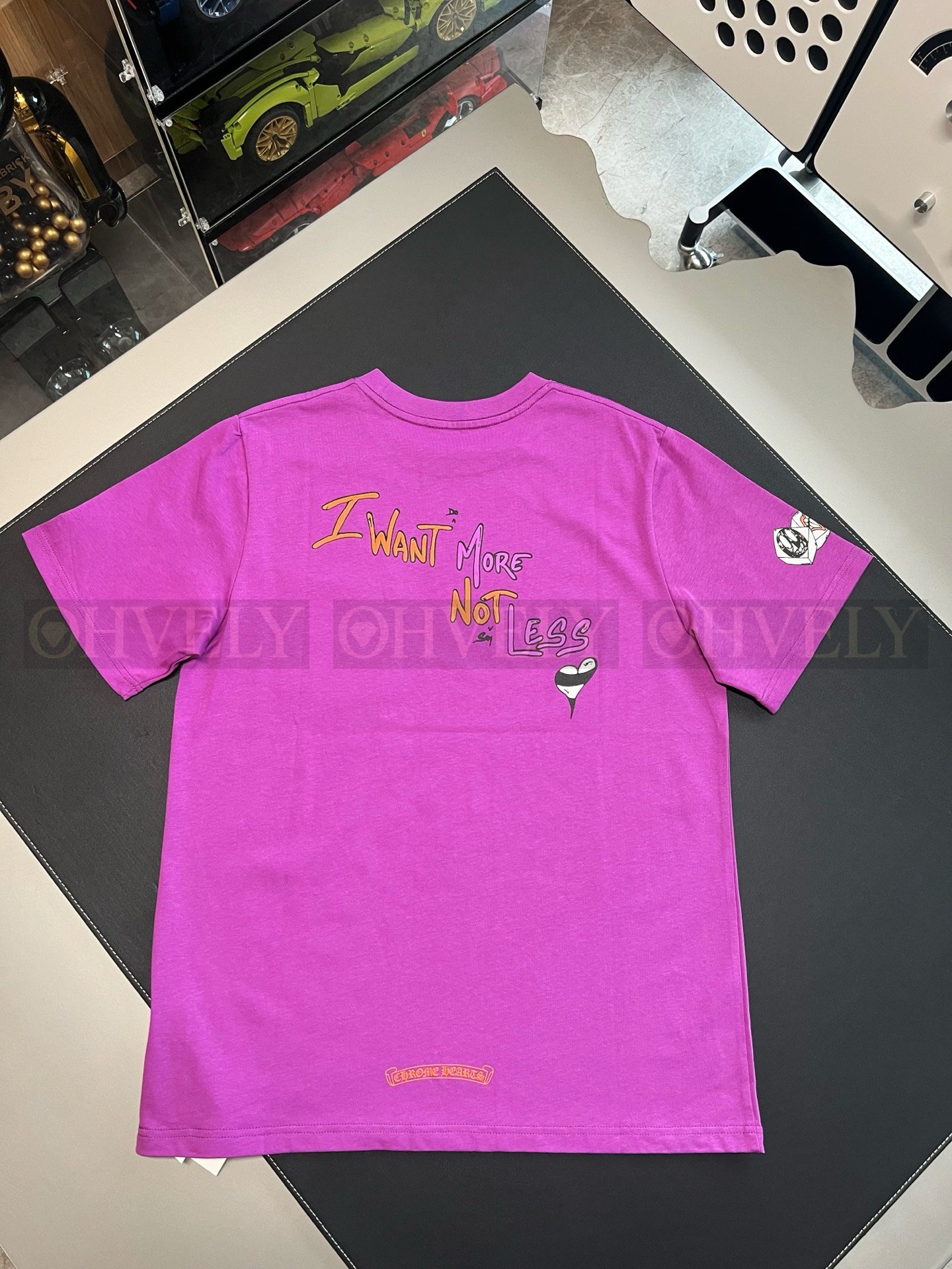 【 ZP버전 】크롬하츠 Chrome Hearts 매티보이 댓츠댓 퍼플 반팔 티셔츠 상품 썸네일