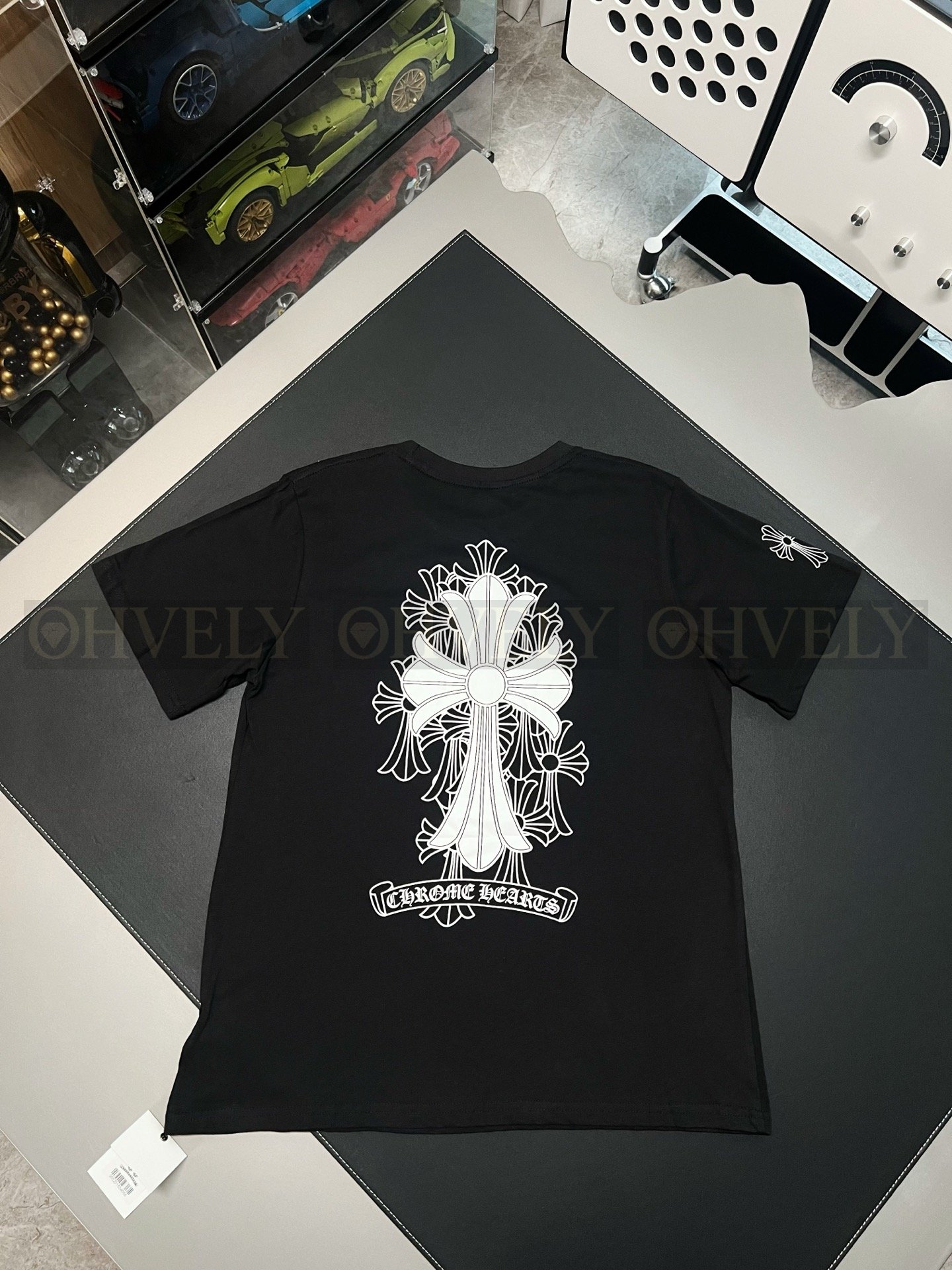 【 ZP버전 】크롬하츠 Chrome Hearts 세메터리 크로스 티셔츠 상품 썸네일
