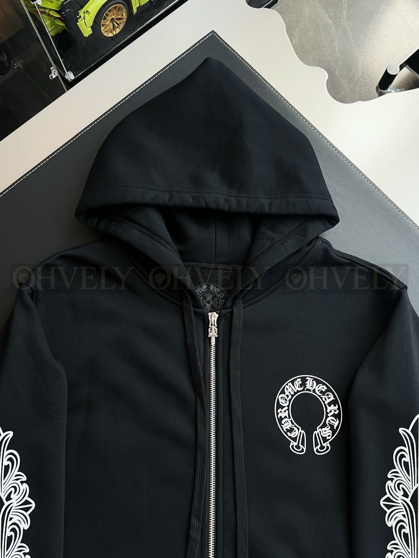 【 ZP버전 】크롬하츠 Chrome Hearts 매티보이 댓츠댓 퍼플 후드 집업 상품 썸네일