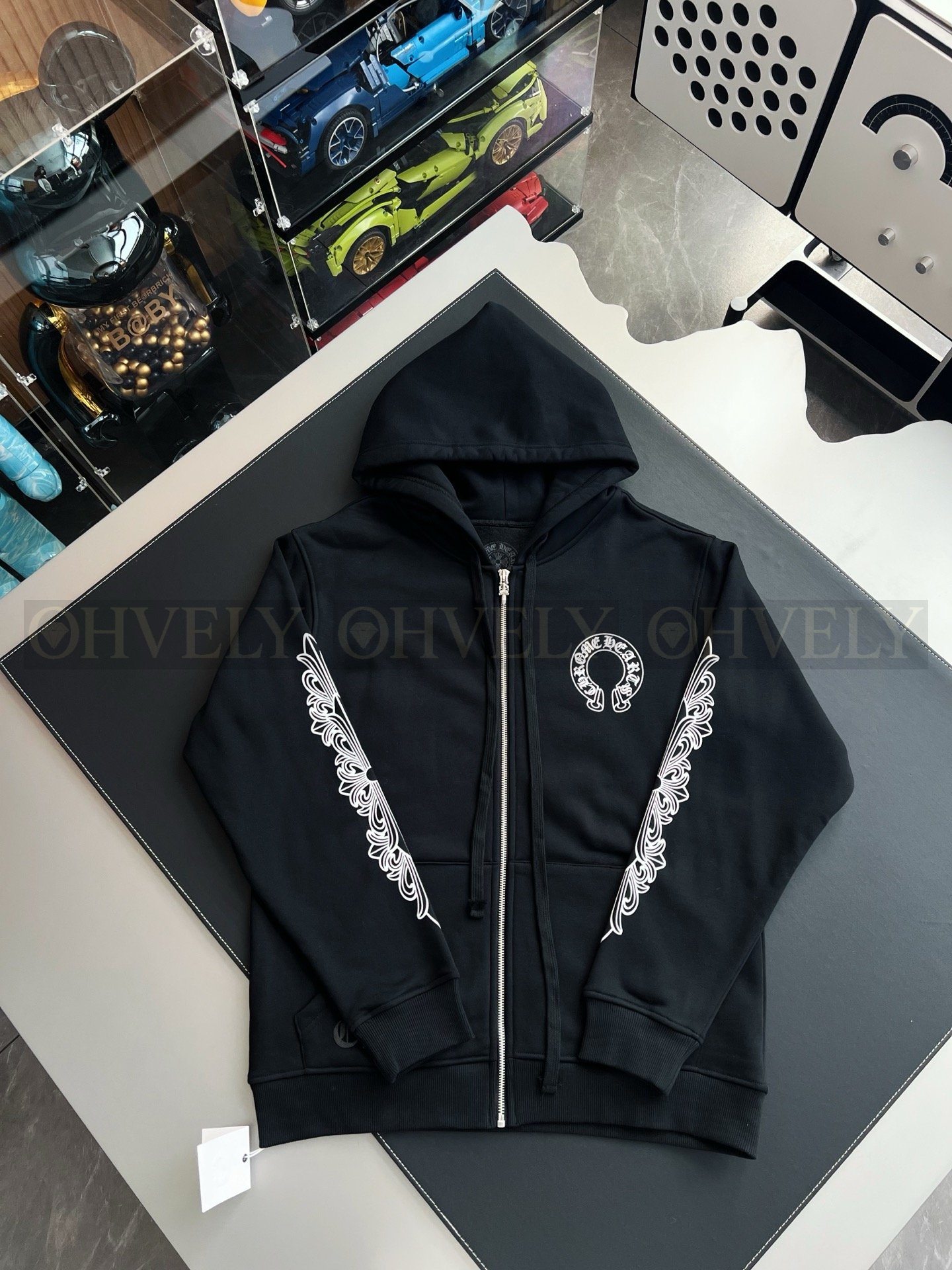 【 ZP버전 】크롬하츠 Chrome Hearts 매티보이 댓츠댓 퍼플 후드 집업 상품 썸네일