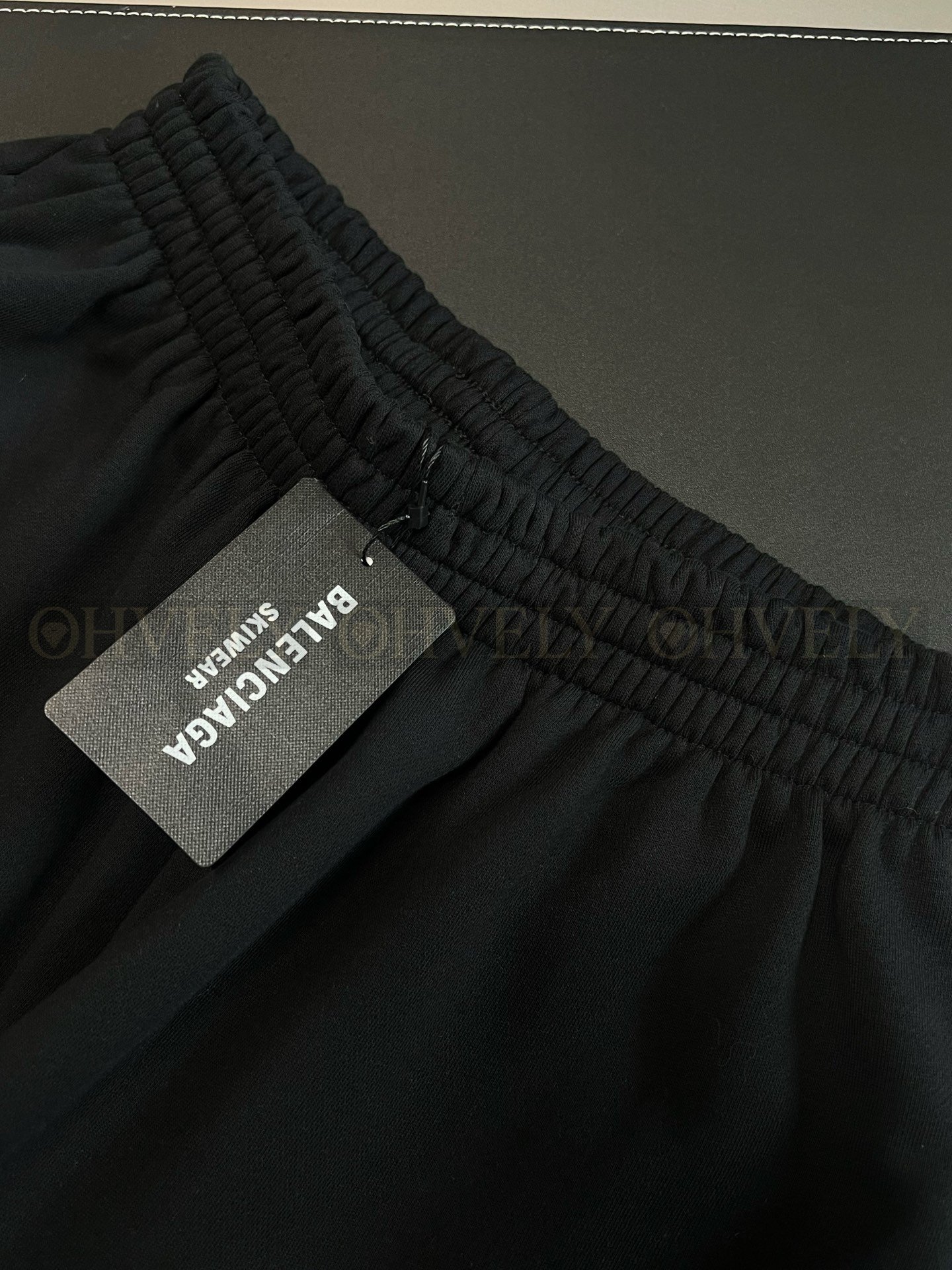 【 ZP버전 】발렌시아가 Balenciaga 3B 스포츠 아이콘 로고 자수 트랙 팬츠 블랙 상품 썸네일