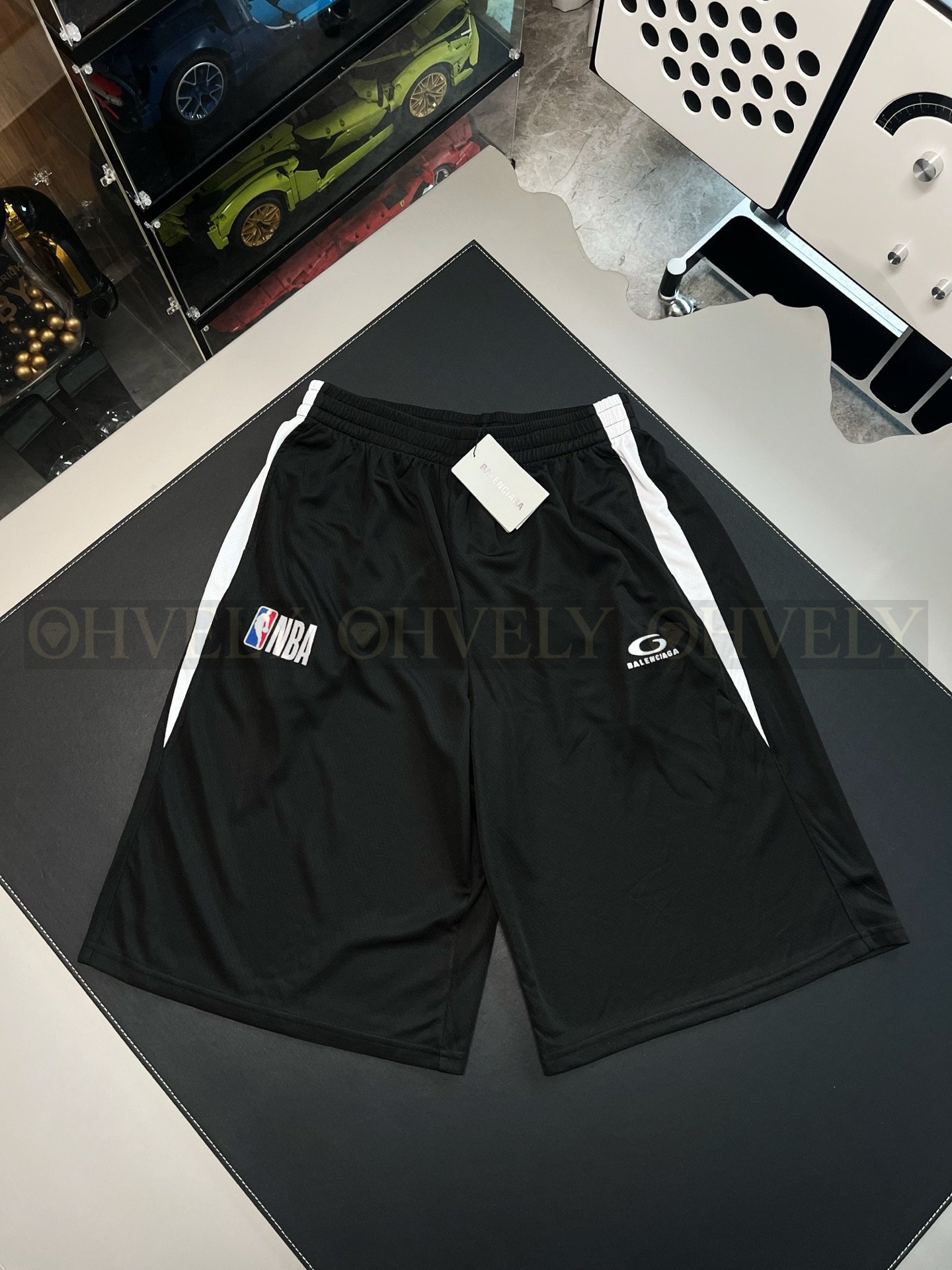 【 ZP버전 】발렌시아가 Balenciaga NBA 콜라보레이션 메쉬 반바지 상품 썸네일