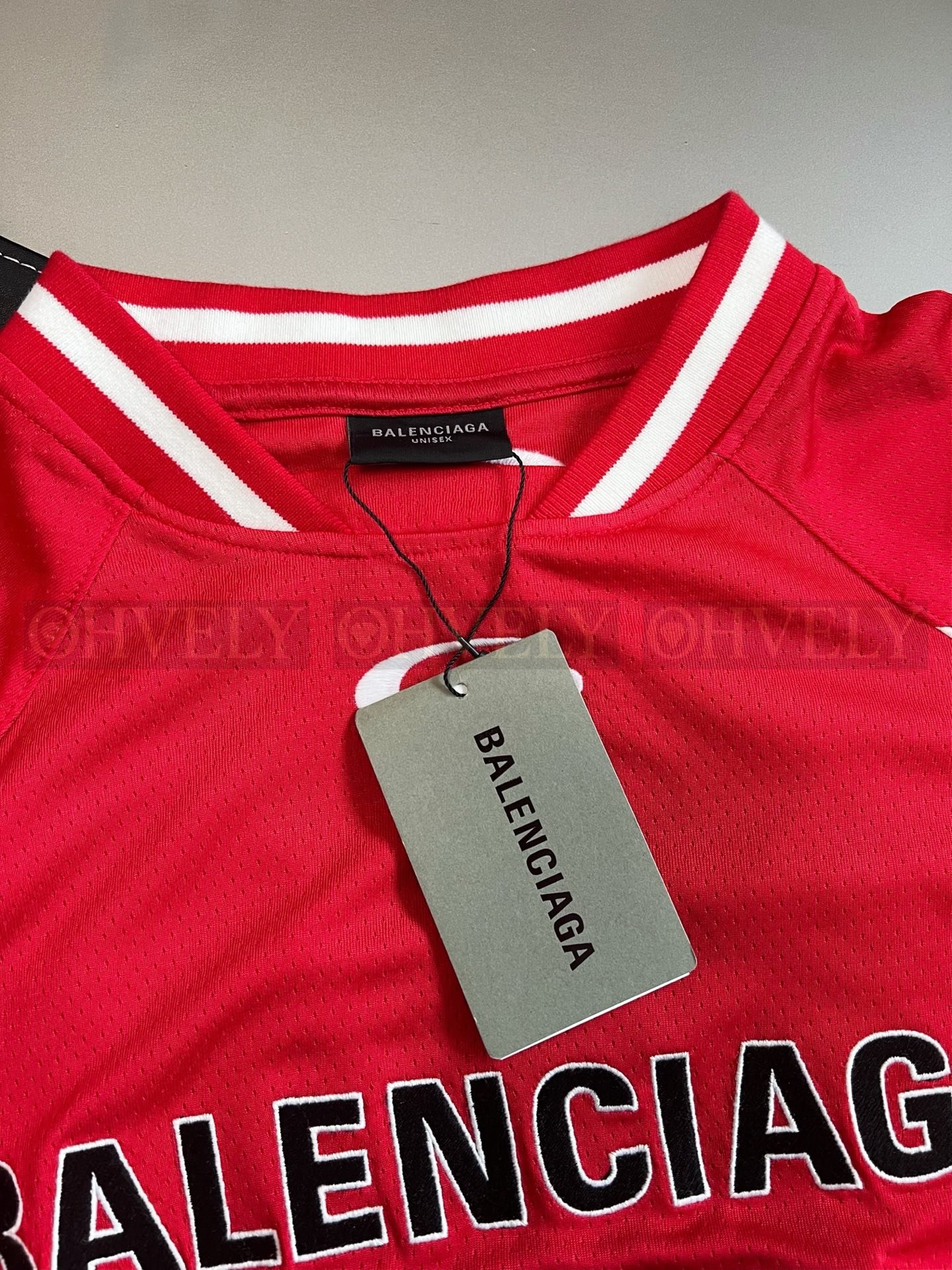【 ZP버전 】발렌시아가 Balenciaga NBA 콜라보레이션 메쉬 로고 저지 상품 썸네일