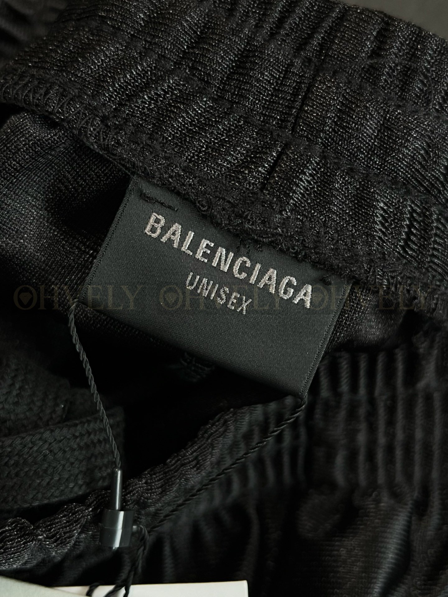 【 ZP버전 】발렌시아가 Balenciaga 유니티 로고 자수 메쉬 쇼츠 블랙 상품 썸네일