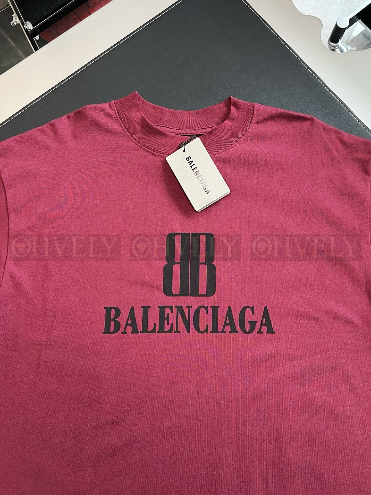【 ZP버전 】발렌시아가 Balenciaga 더블 B 로고 프린트 반팔 티셔츠 상품 썸네일