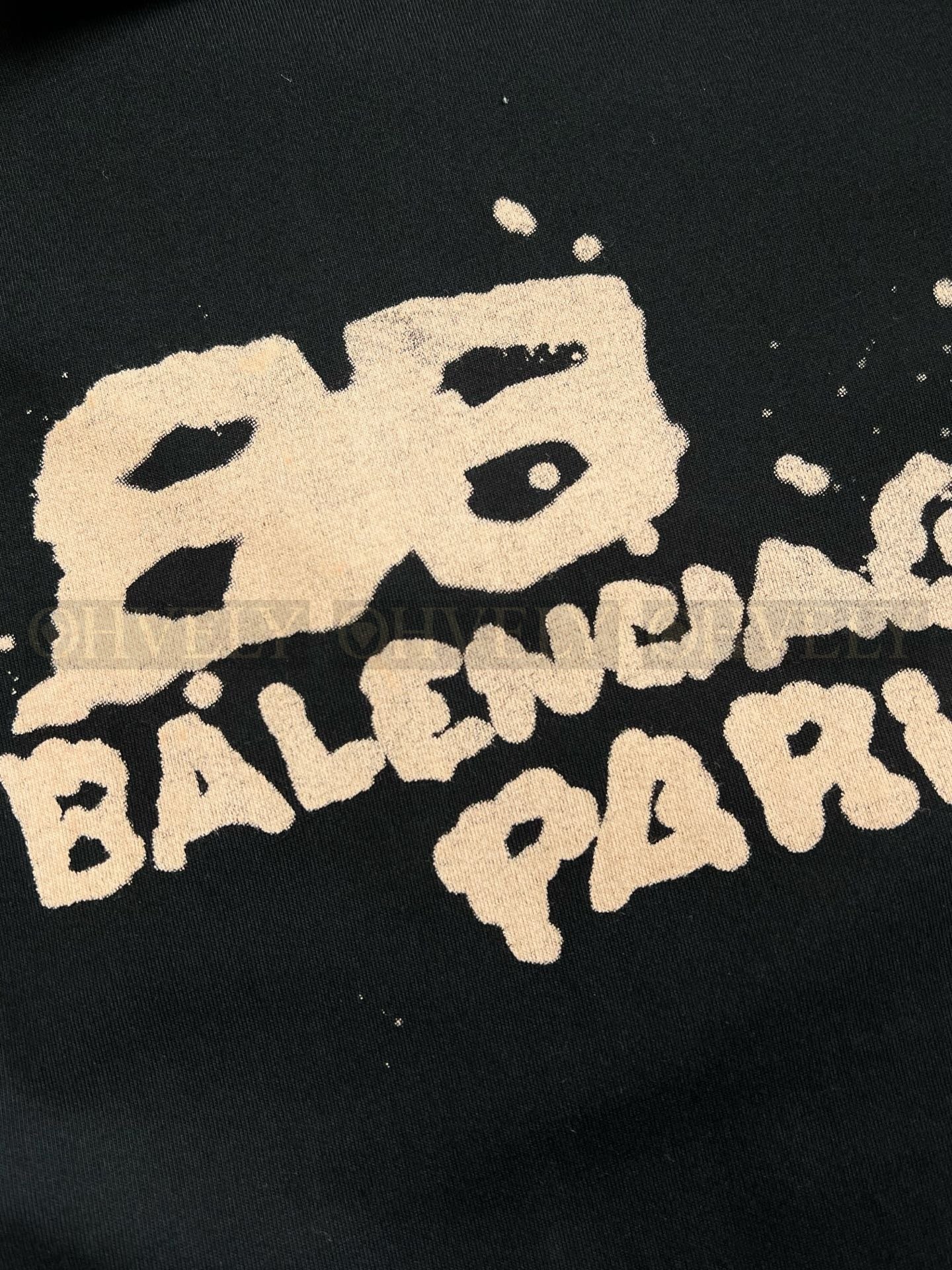 【 ZP버전 】발렌시아가 Balenciaga 픽셀 더블 B 로고 프린트 티셔츠 상품 썸네일