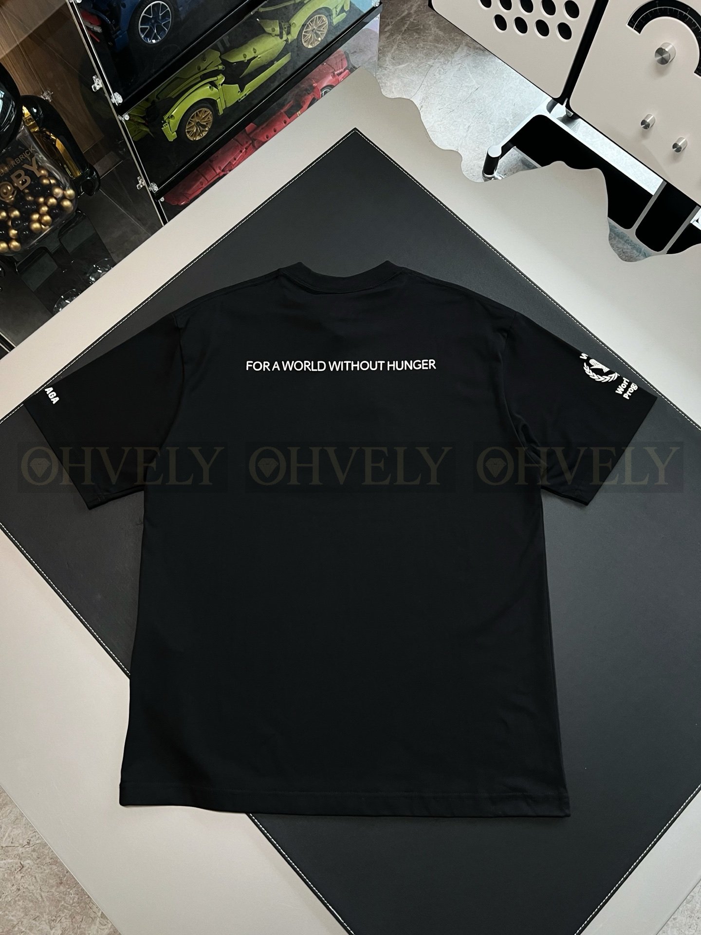 【 ZP버전 】발렌시아가 Balenciaga WFP(세계식량계획) 로고 프린트 반팔 티셔츠 상품 썸네일