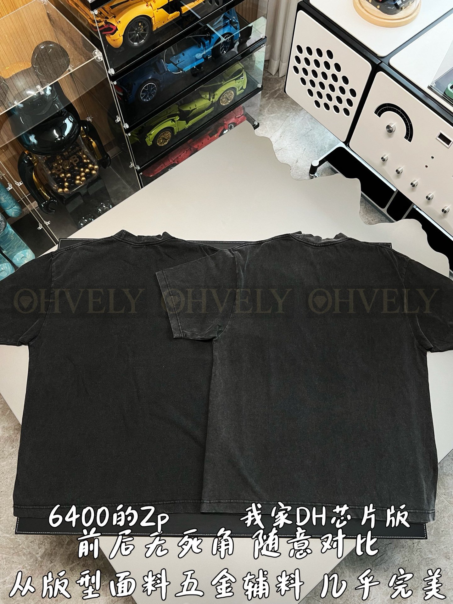 【 ZP버전 】발렌시아가 Balenciaga 피갈 파리 야경 그래픽 오버사이즈 티셔츠 블랙 상품 썸네일