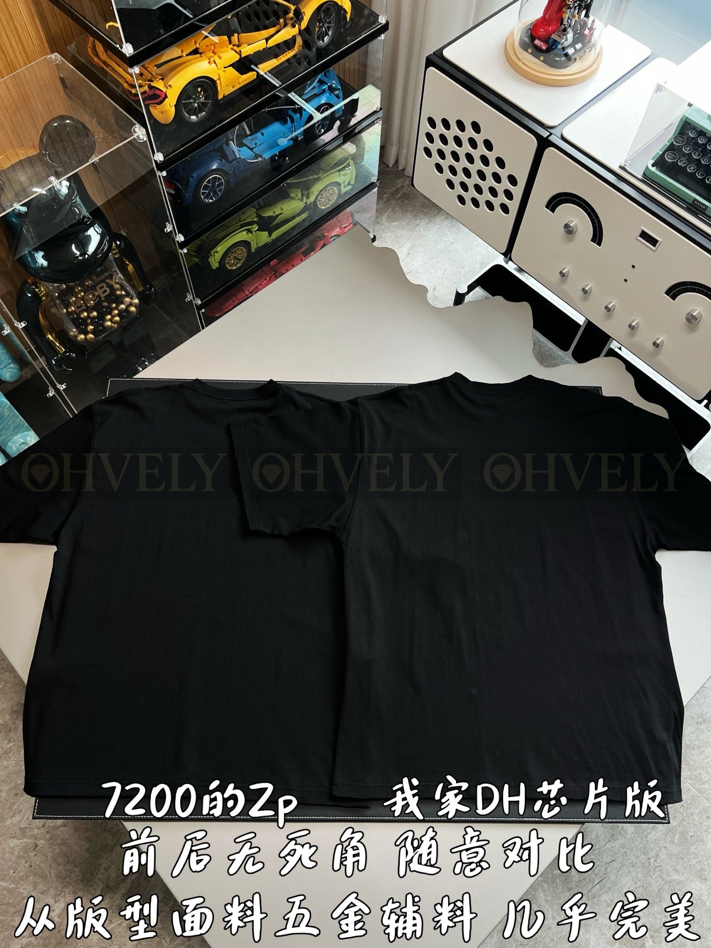 【 ZP버전 】발렌시아가 Balenciaga 메탈 로고 성당 그래픽 프린트 티셔츠 블랙 상품 썸네일