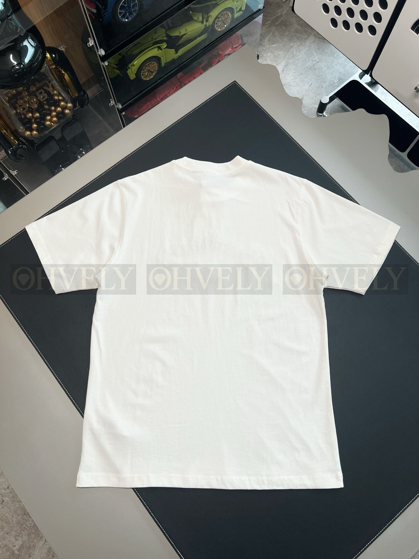 【 ZP버전 】버버리 Burberry 고딕 로고 자수 면 티셔츠 상품 썸네일