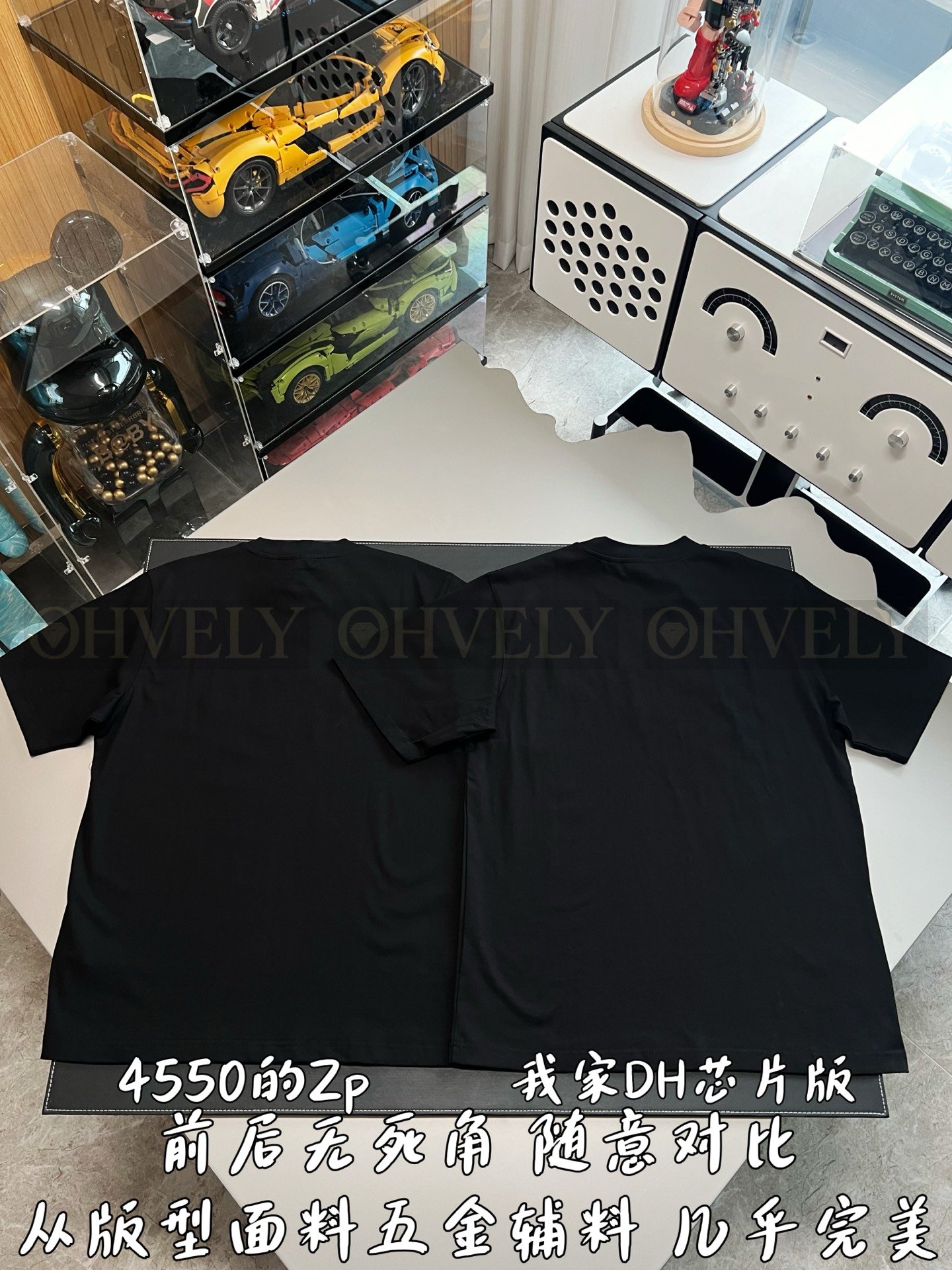 【 ZP버전 】버버리 Burberry 고딕 로고 자수 면 티셔츠 상품 썸네일