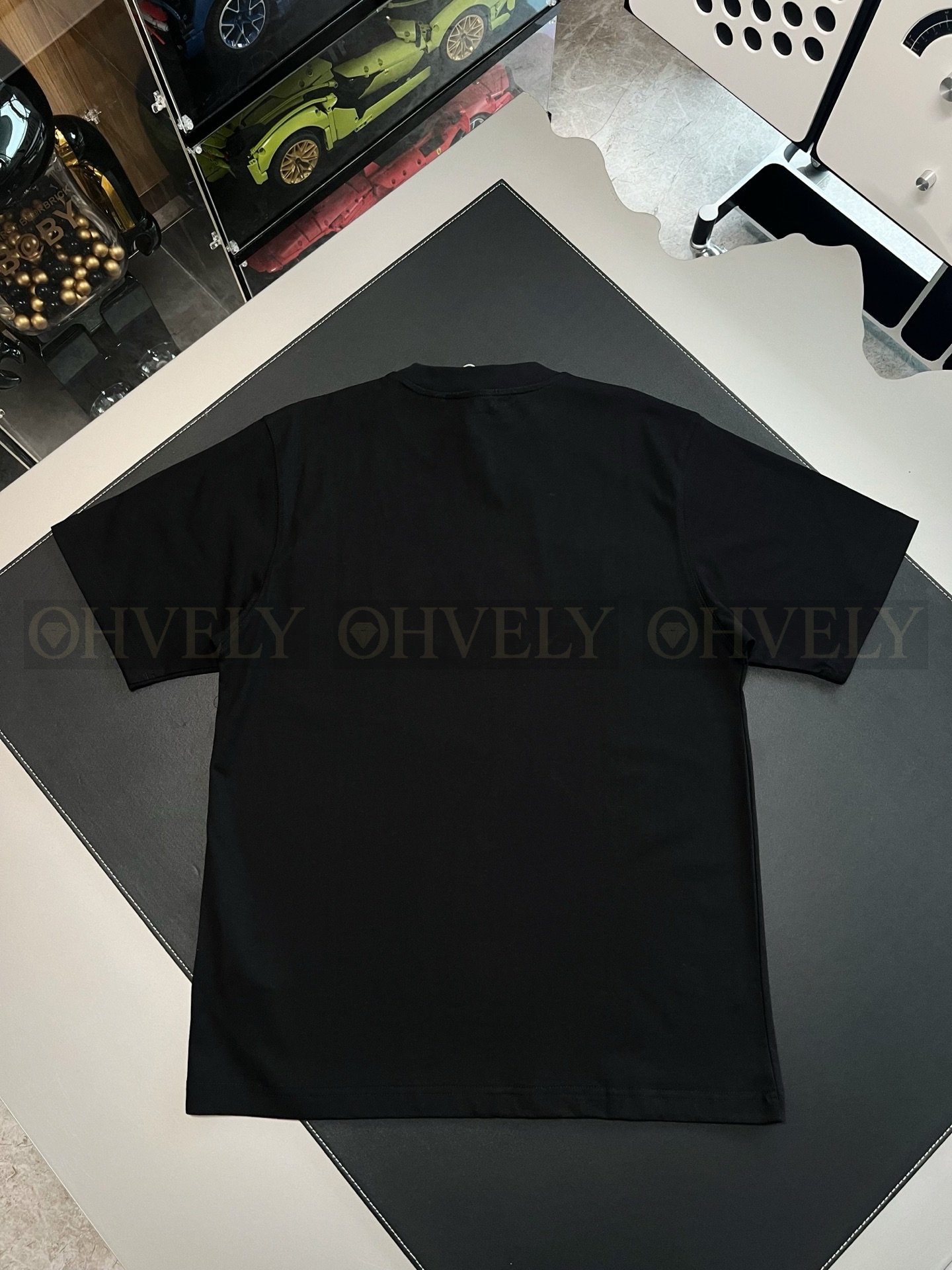 【 ZP버전 】버버리 Burberry 고딕 로고 자수 면 티셔츠 상품 썸네일