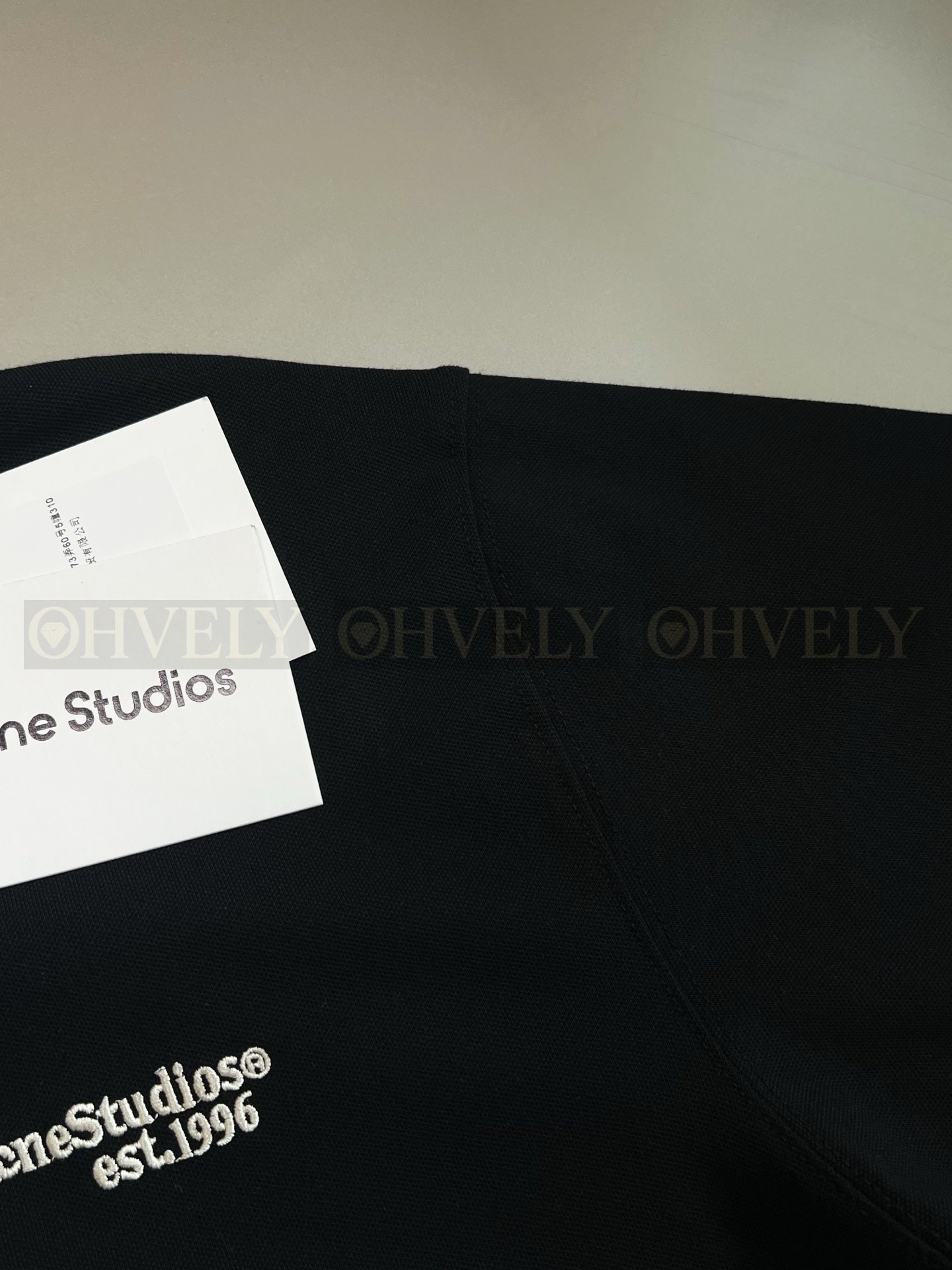 【 ZP버전 】아크네 스튜디오 Acne Studios 자수 로고 코튼 피케 폴로 셔츠 상품 썸네일
