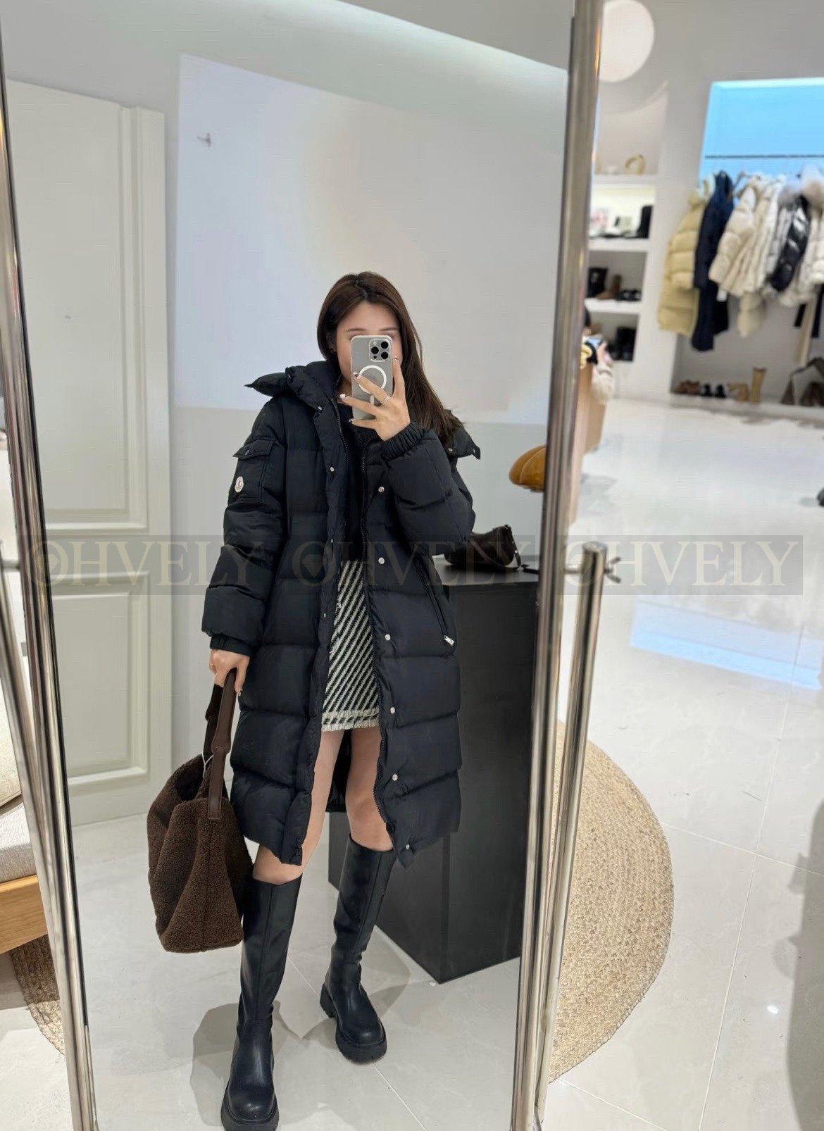 【 ZP버전 】몽클레르 마야 롱 다운 재킷 상품 썸네일