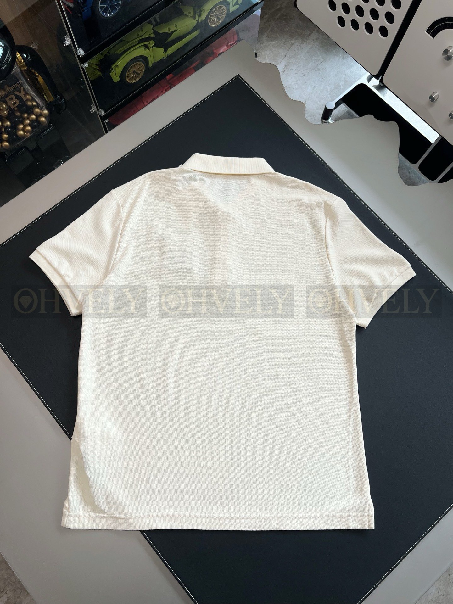 【 ZP버전 】몽클레르 M 패치 카라 반팔 티셔츠 상품 썸네일