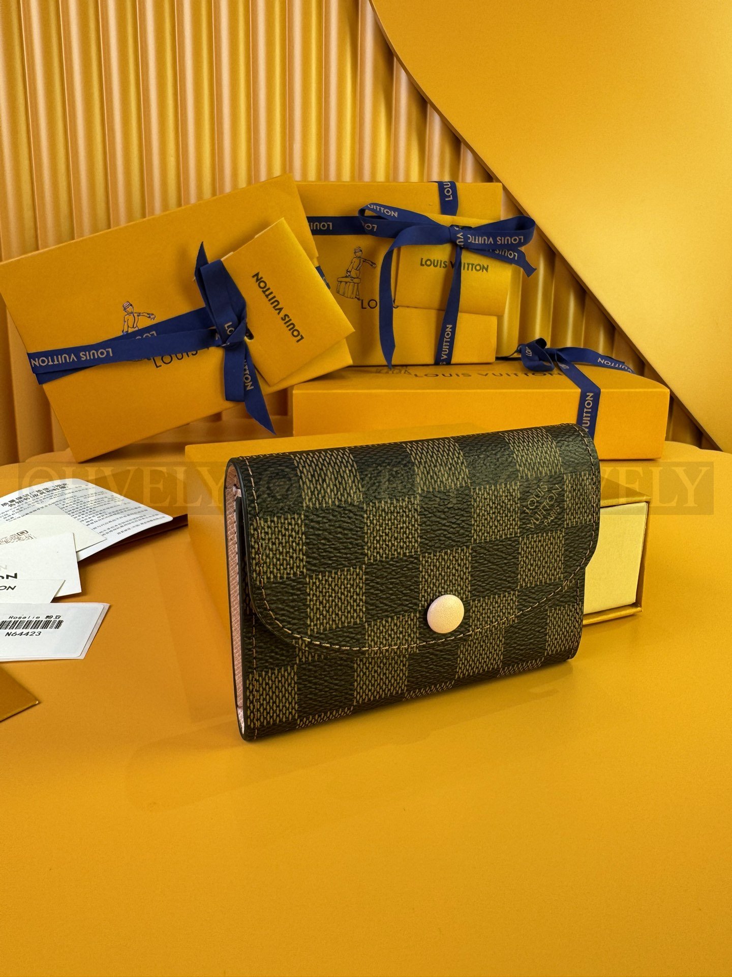 【 ZP 버전 】루이비통 Louis Vuitton 로잘리 코인 퍼스 다미에 에벤 상품 썸네일