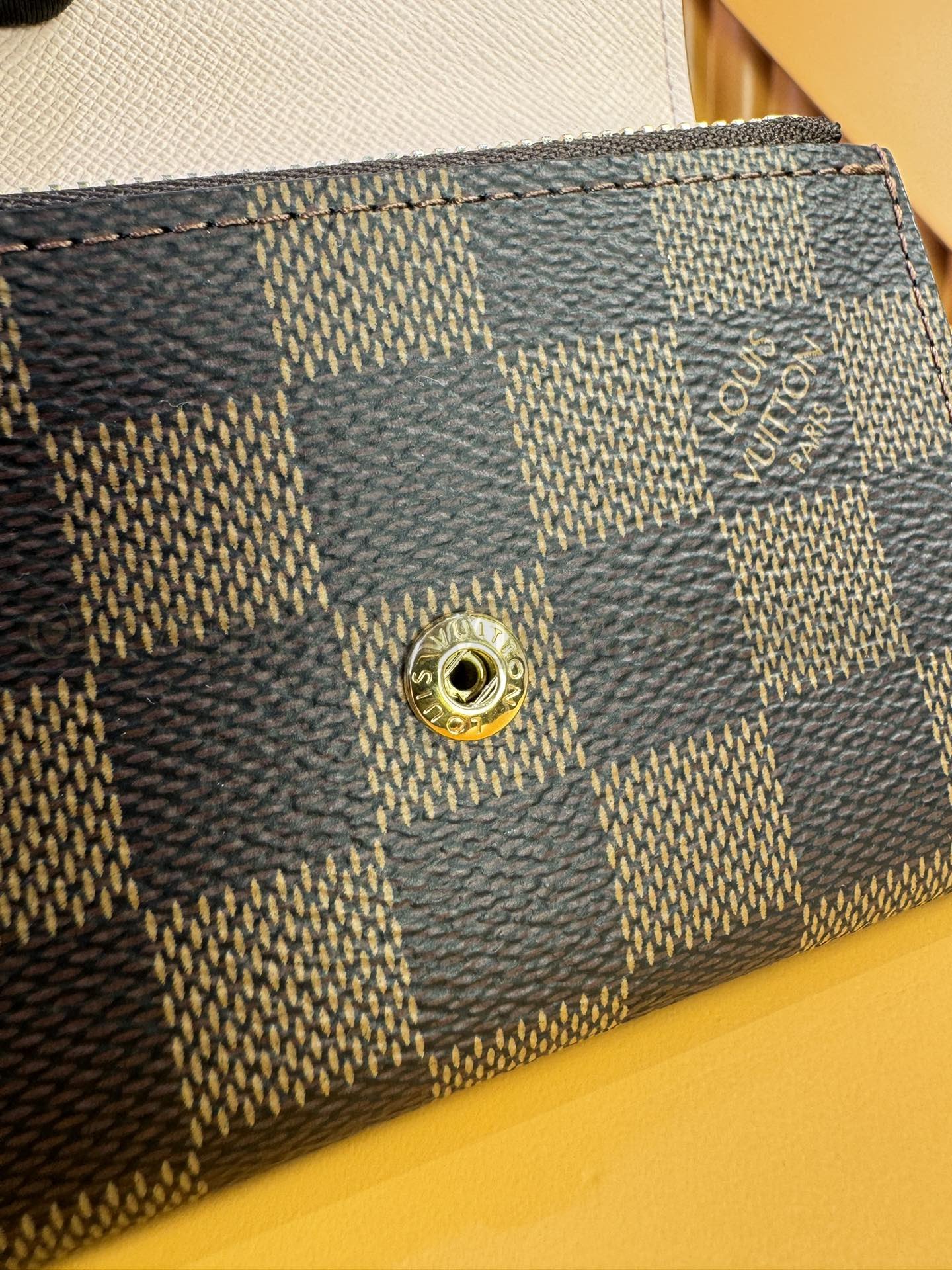 【 ZP 버전 】루이비통 Louis Vuitton 로잘리 코인 퍼스 다미에 에벤 상품 썸네일