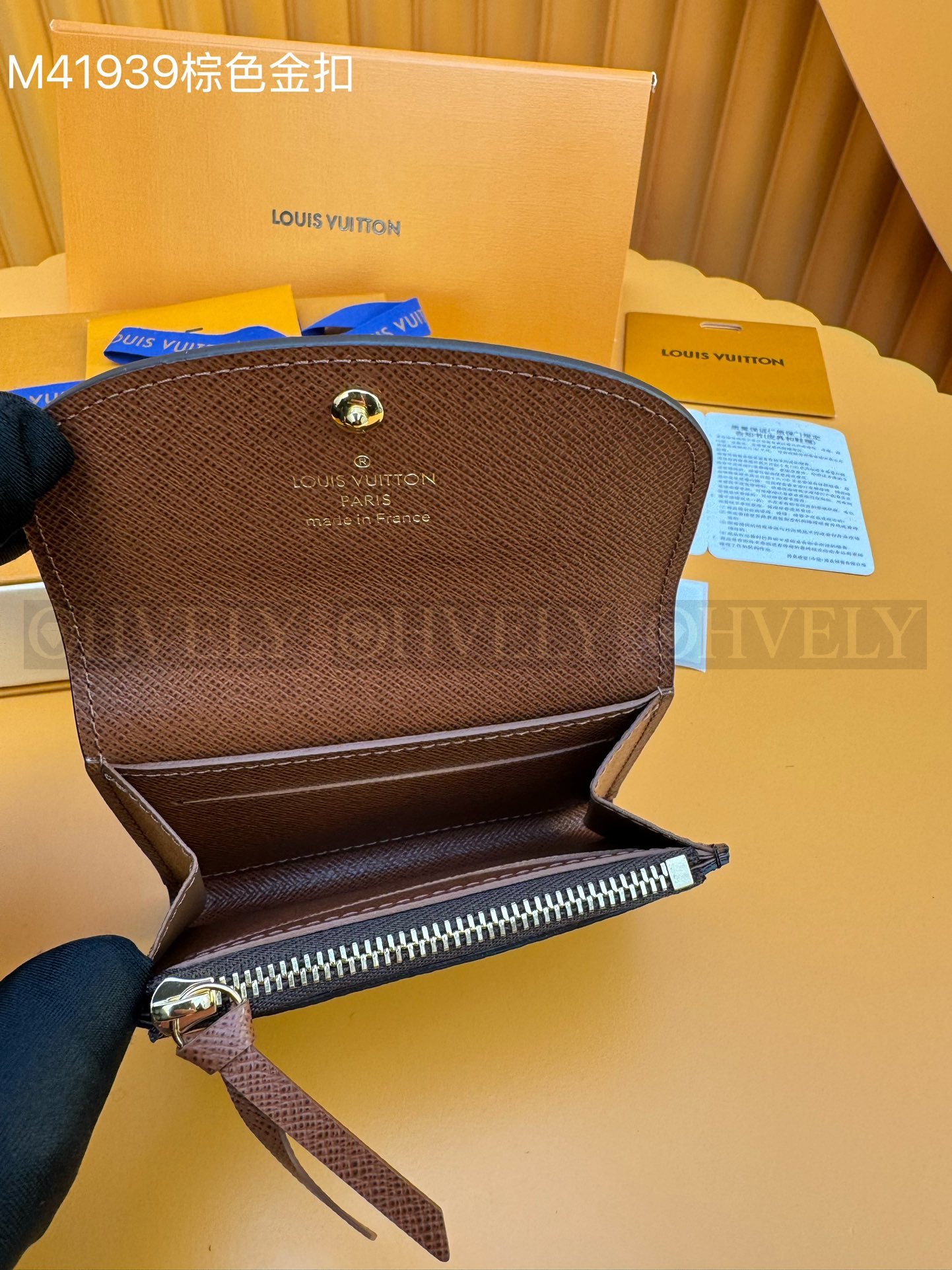 【 ZP 버전 】루이비통 Louis Vuitton 로잘리 코인 퍼스 모노그램 골드 버클 상품 썸네일