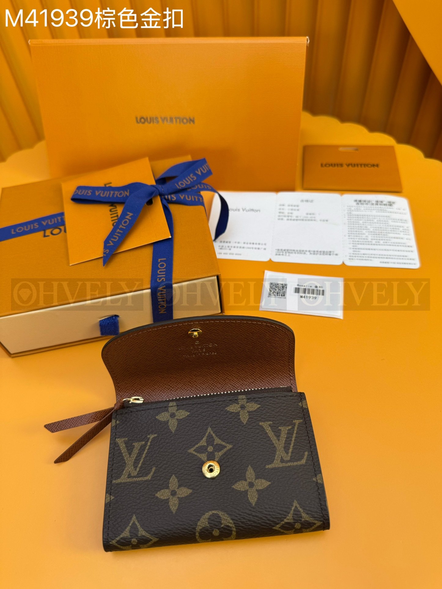 【 ZP 버전 】루이비통 Louis Vuitton 로잘리 코인 퍼스 모노그램 골드 버클 상품 썸네일