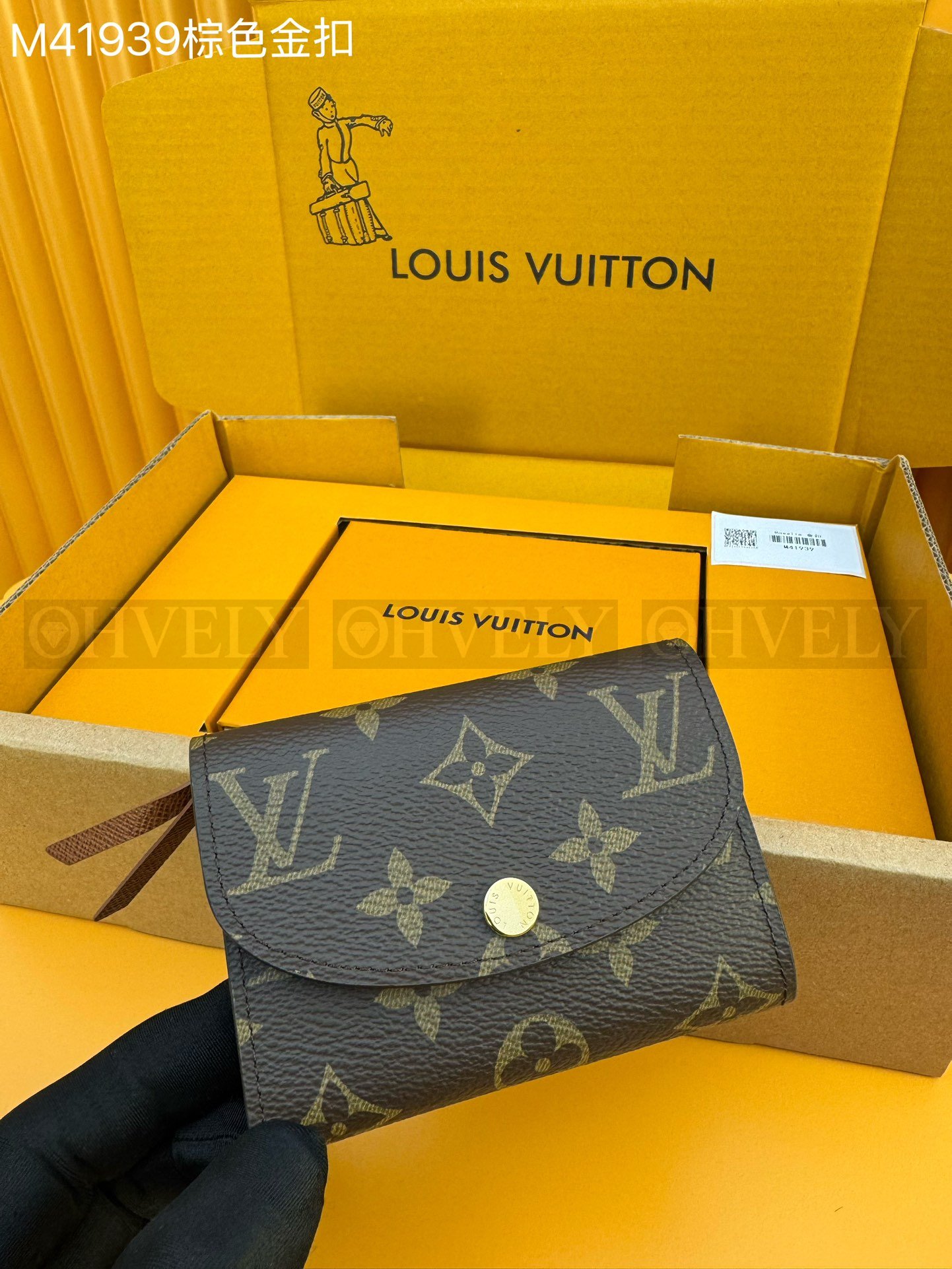 【 ZP 버전 】루이비통 Louis Vuitton 로잘리 코인 퍼스 모노그램 골드 버클 상품 썸네일