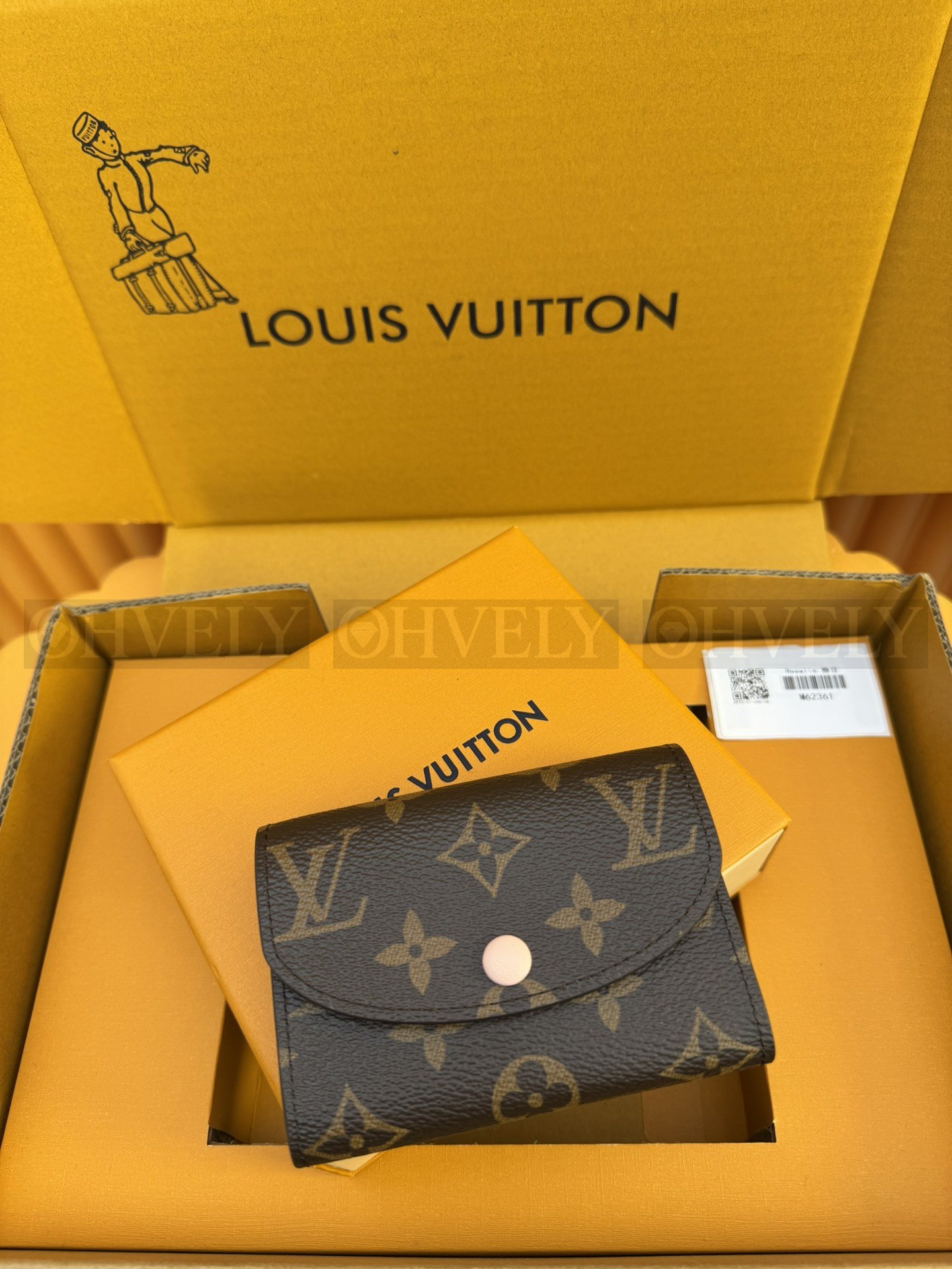 【 ZP 버전 】루이비통 Louis Vuitton 로잘리 코인 퍼스 모노그램 로즈 발레린 상품 썸네일