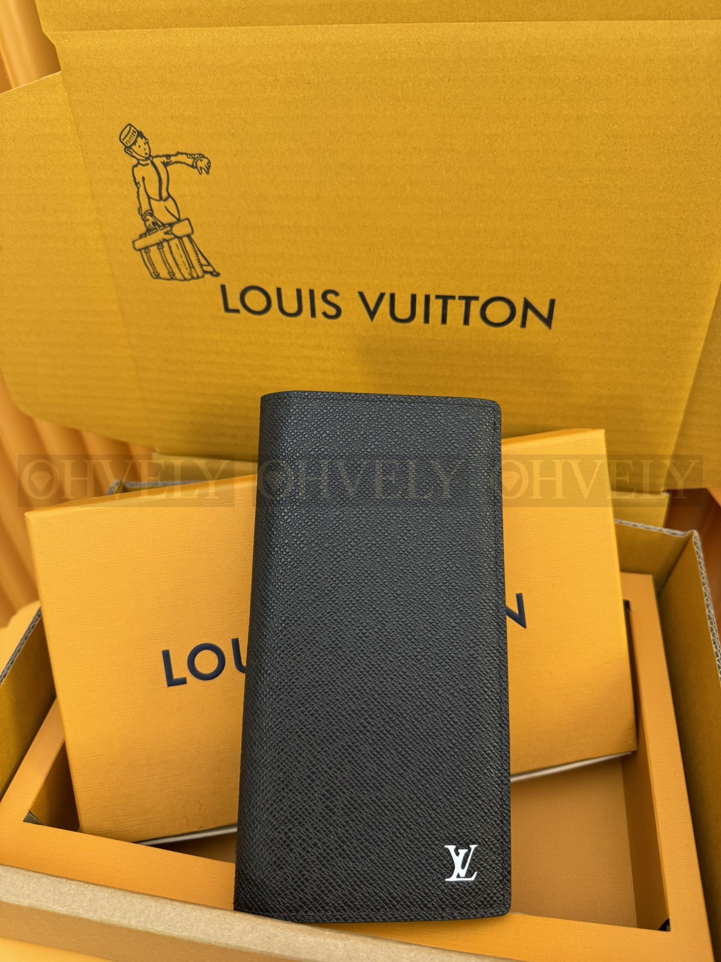 【 ZP 버전 】루이비통 Louis Vuitton 브라자 월릿 타이가 블랙 상품 썸네일