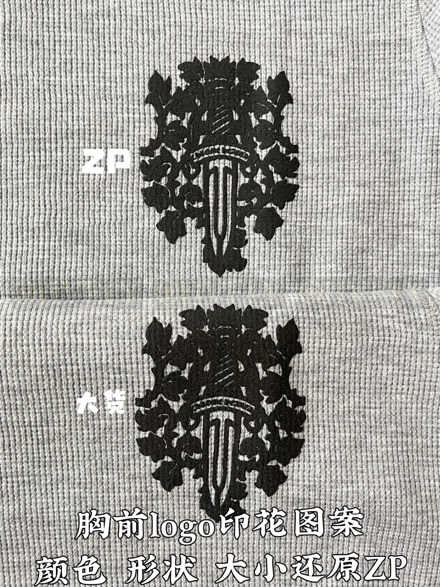 크롬하츠 25SS 포켓로고 롱슬리브(그레이) 상품 썸네일