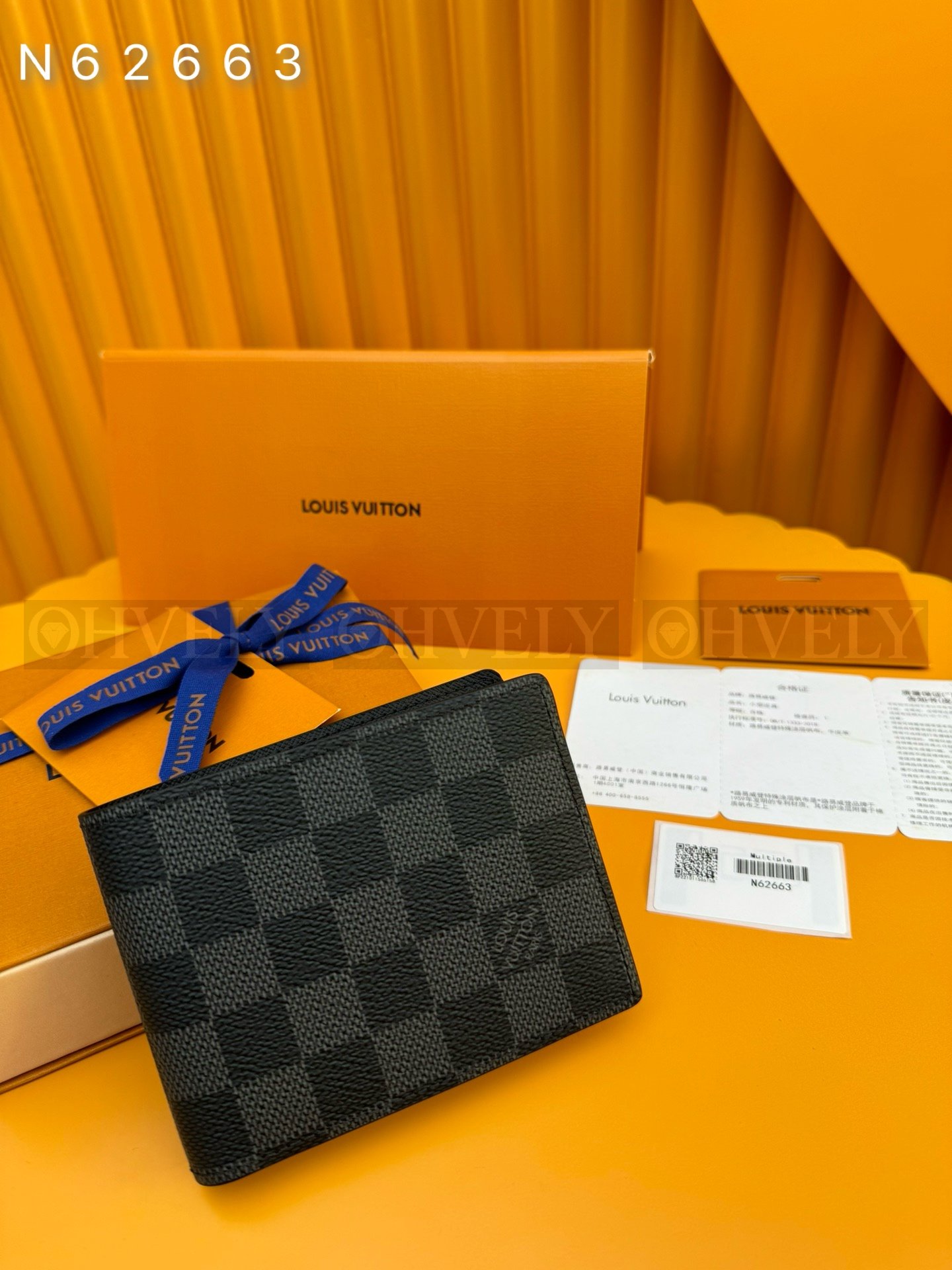 【 ZP 버전 】 루이비통 멀티플 월릿 다미에 그라피트 상품 썸네일