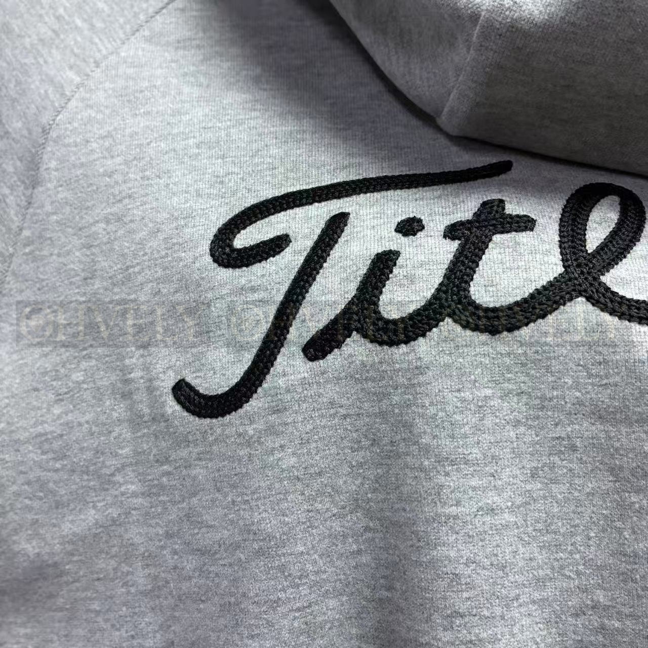 Titleist 타이틀리스트 남성 백 로고 레터링 풀오버 골프 후드 티셔츠 (그레이) 상품 썸네일