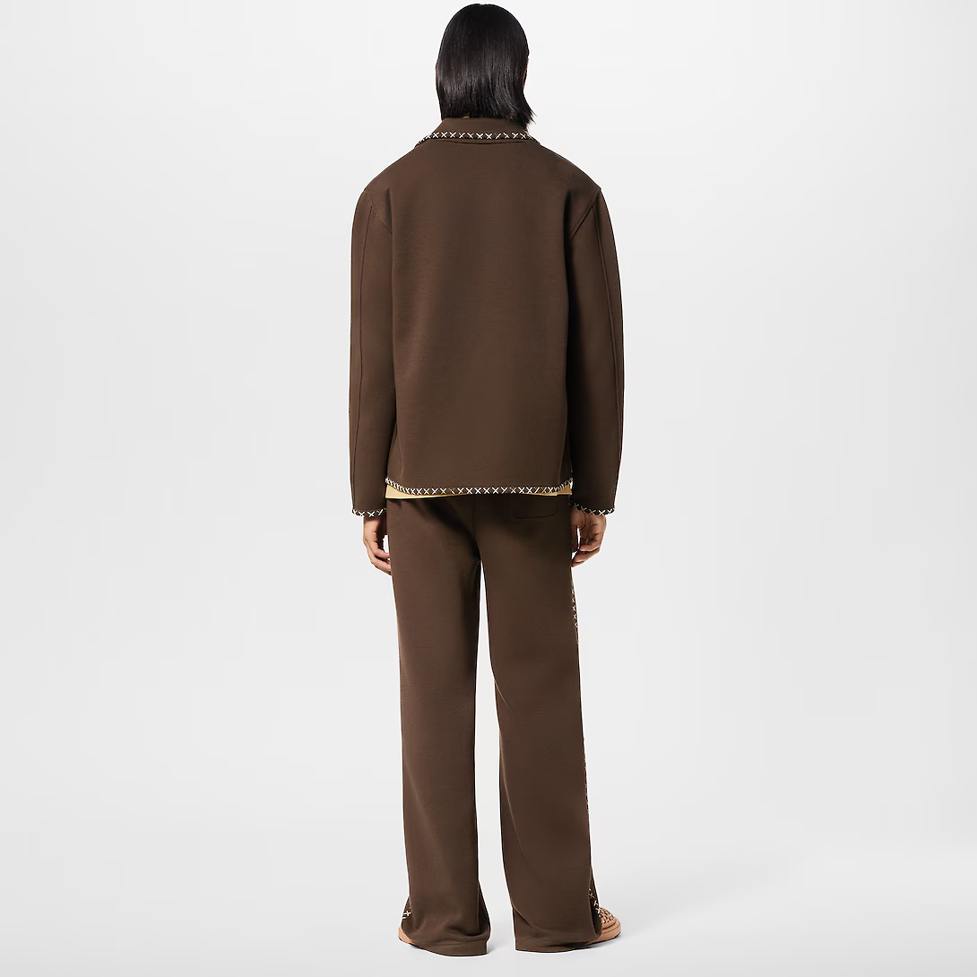 【 ZP버전 】루이비통 인타르시아 자수 워크웨어 블렌드 카디건 자켓 브라운 상품 썸네일