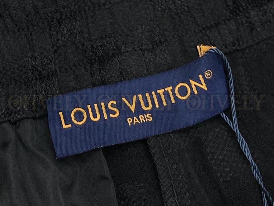 【 ZP버전 】루이비통 다미에 디스트레스드 스웨트 쇼츠 블랙 상품 썸네일