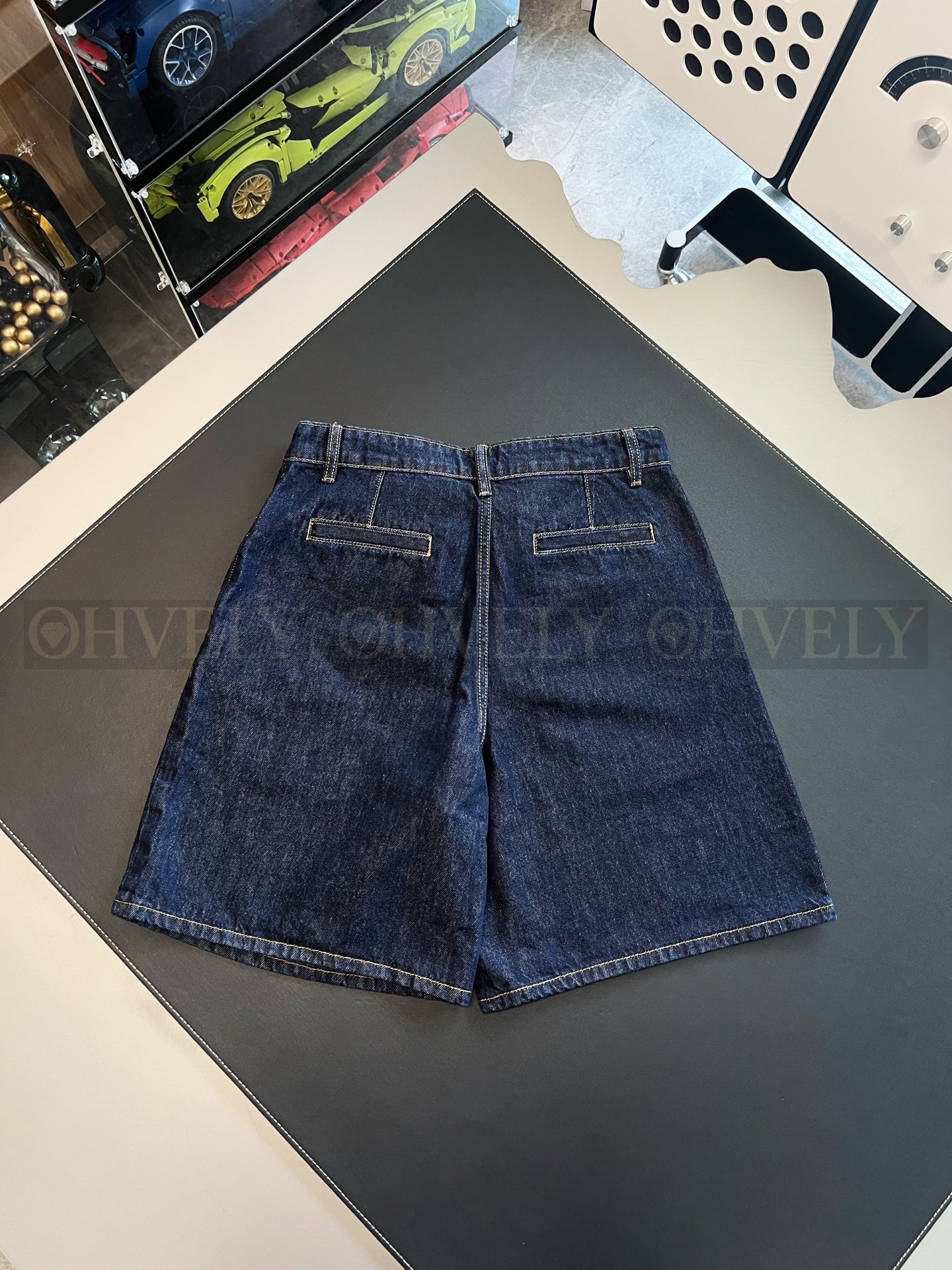 【 ZP버전 】루이비통 패치워크 데님  반바지 상품 썸네일