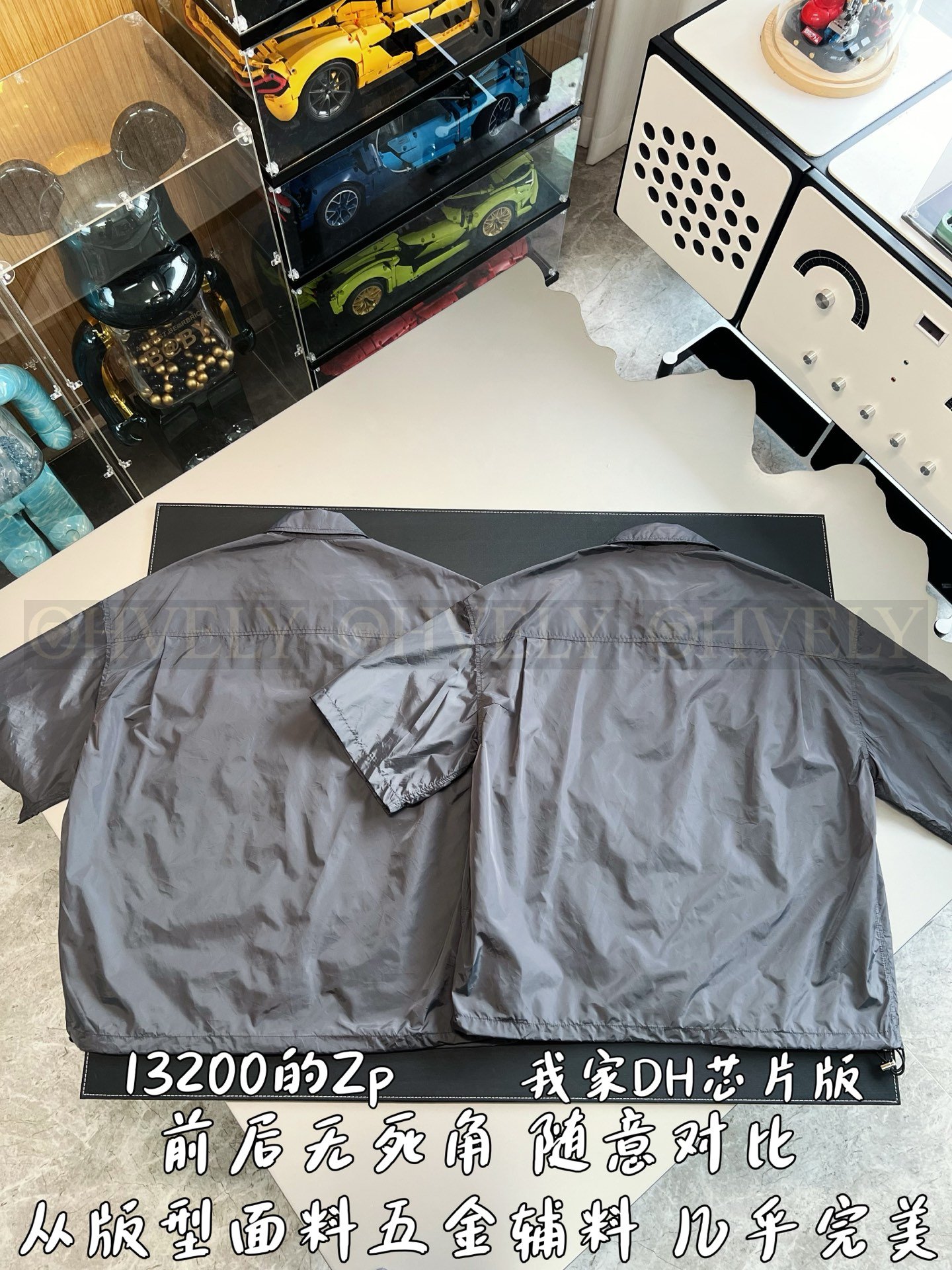 【 ZP버전 】P 포켓 삼각로고 지퍼 반팔 셔츠 상품 썸네일