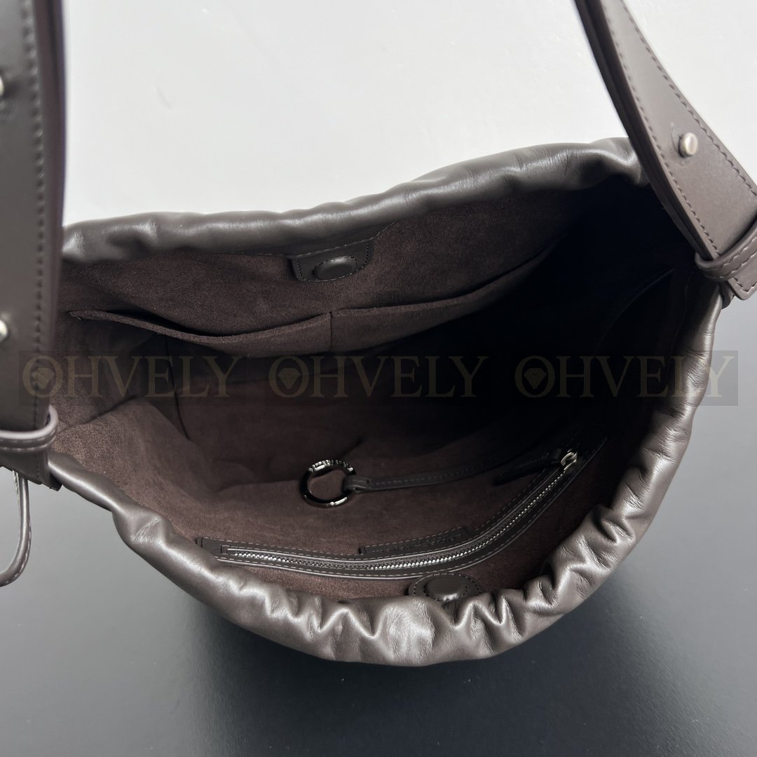 【 ZP버전 】BV 인트레치아토 버킷백 미디움 브라운 상품 썸네일